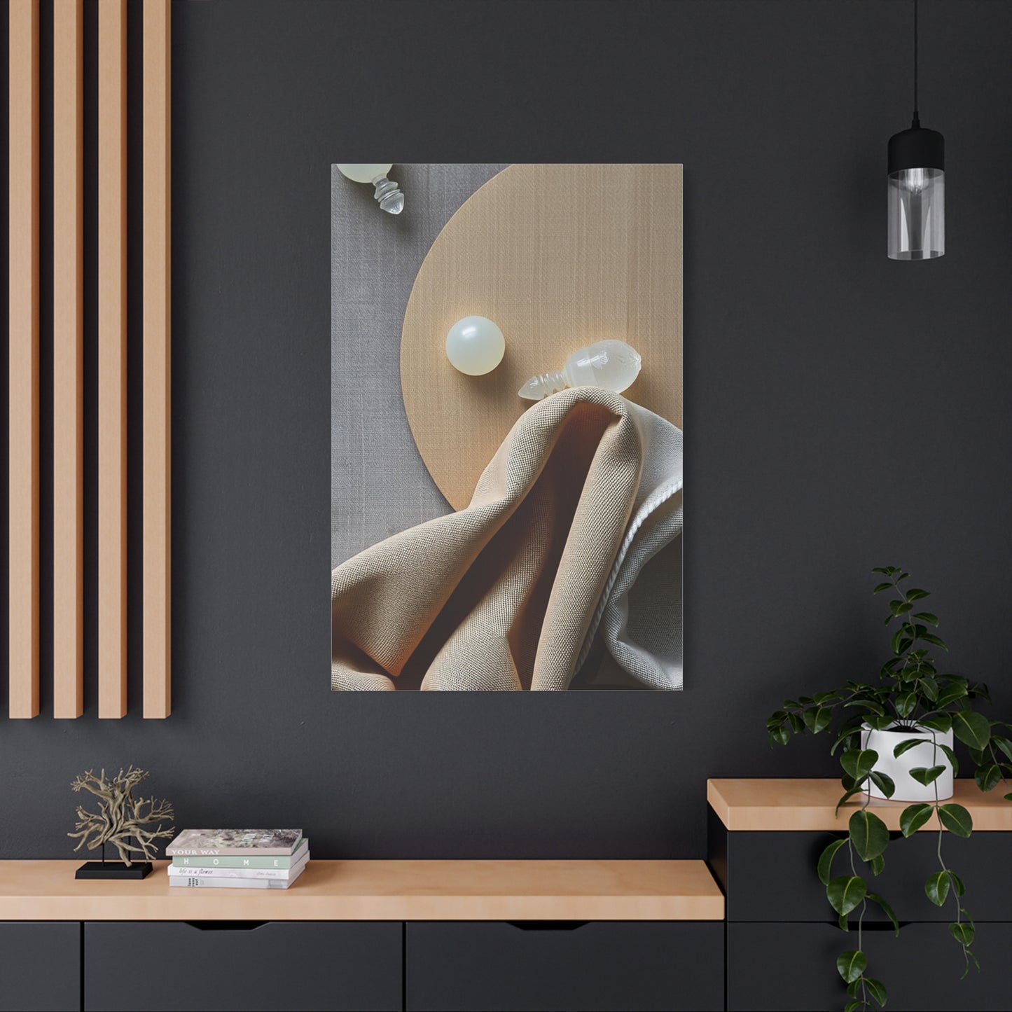 Supreme Taupe, Linen, and Gray Art Collection Wall Art & Canvas Print