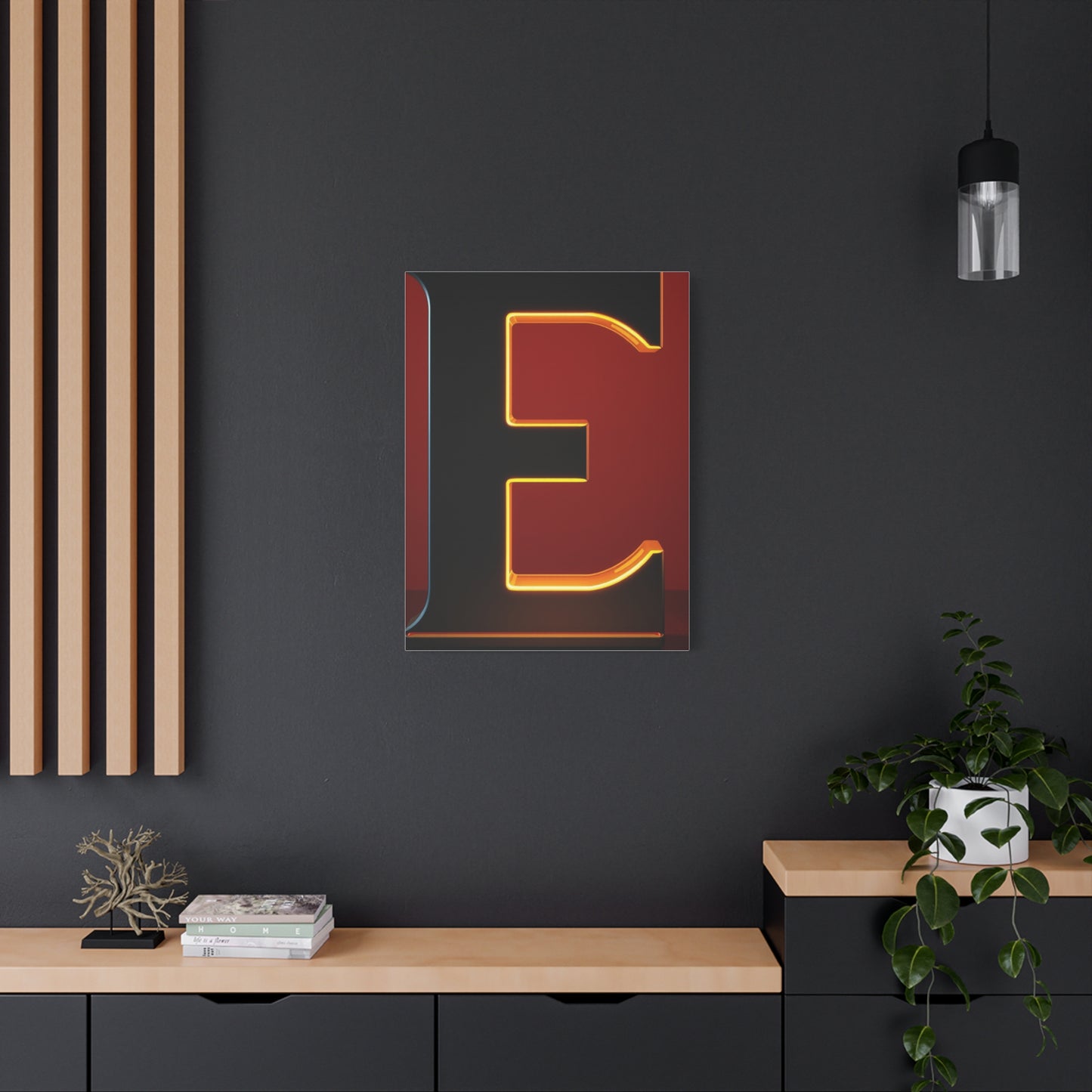 The Letter E - Art Canvas Art 4 Wall Art & Canvas Print