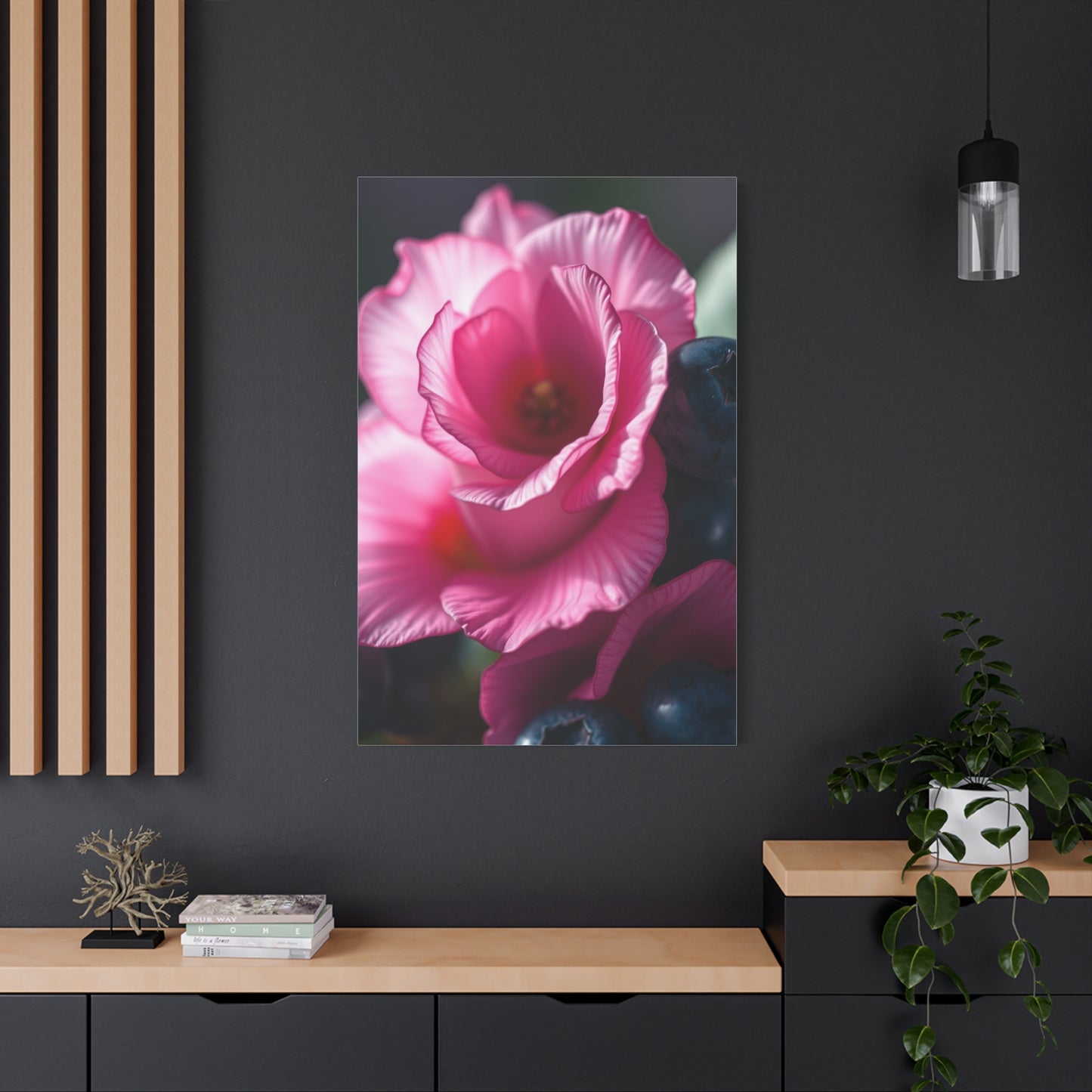 Elite Blush and Blueberry Art Vision Wall Art & Canvas Print