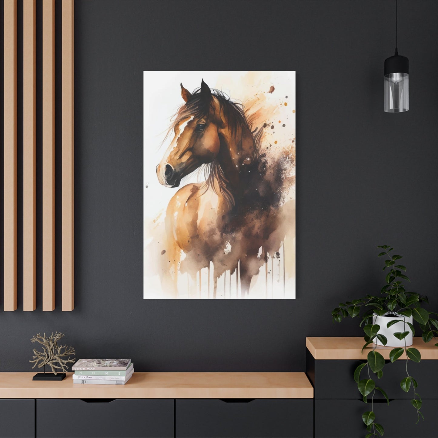 Horse Watercolor Painting Wall Art & Canvas Prints