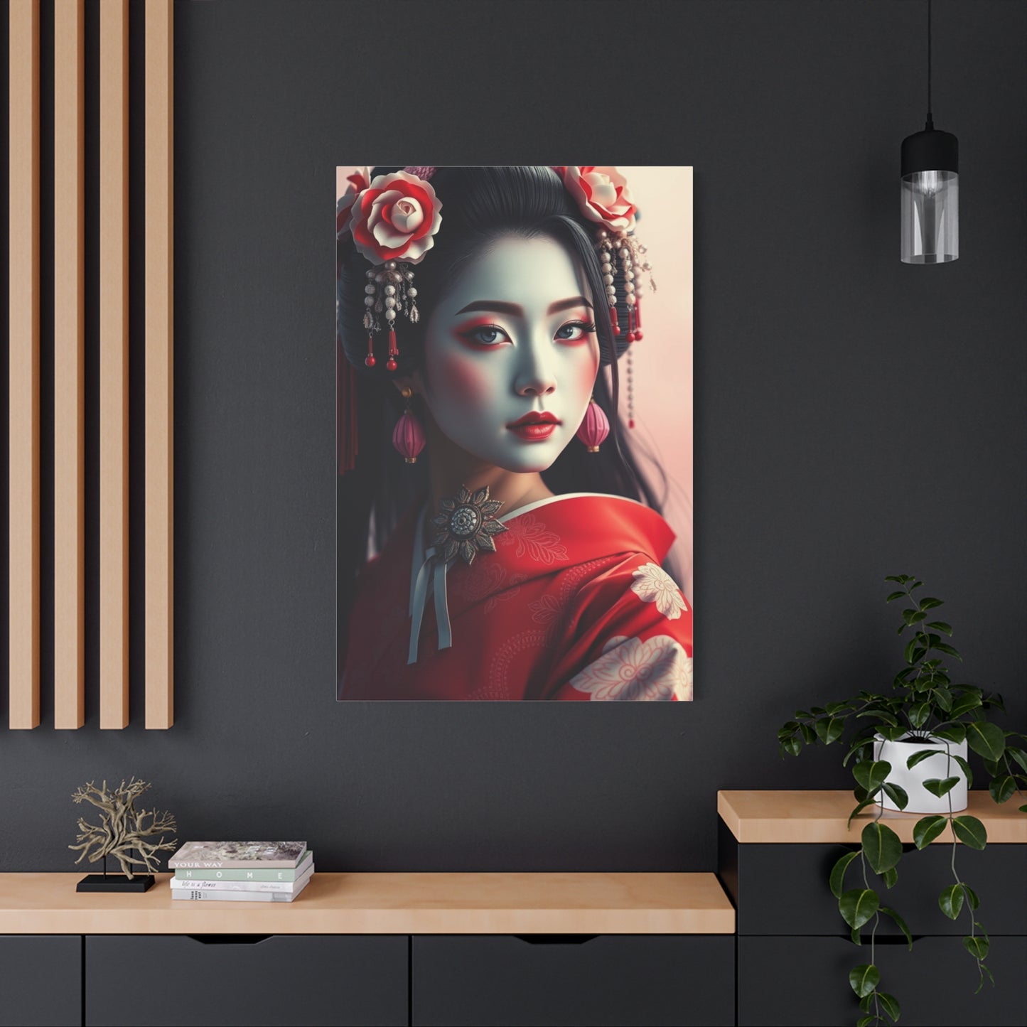 Geisha Art Canvas Art 5 Wall Art & Canvas Print