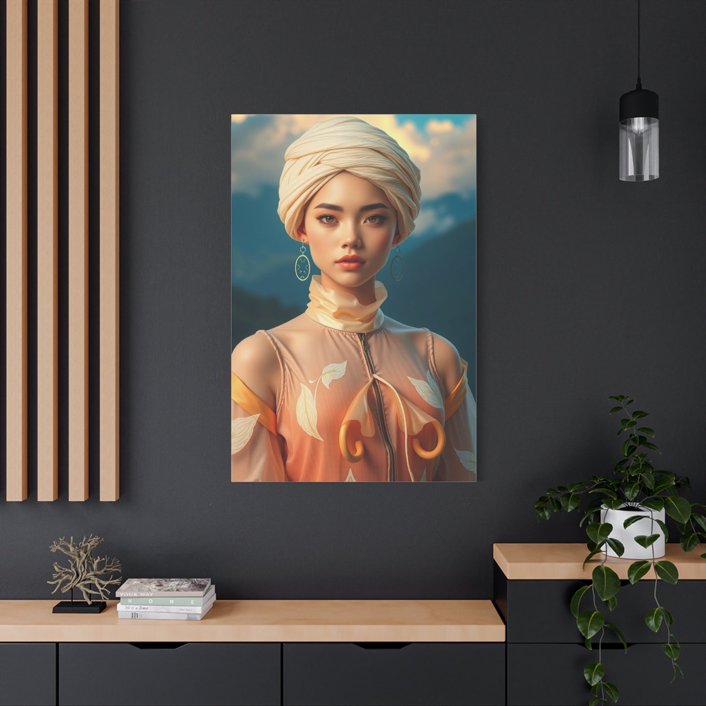 Opulent Leafscape Display Wall Art & Canvas Print