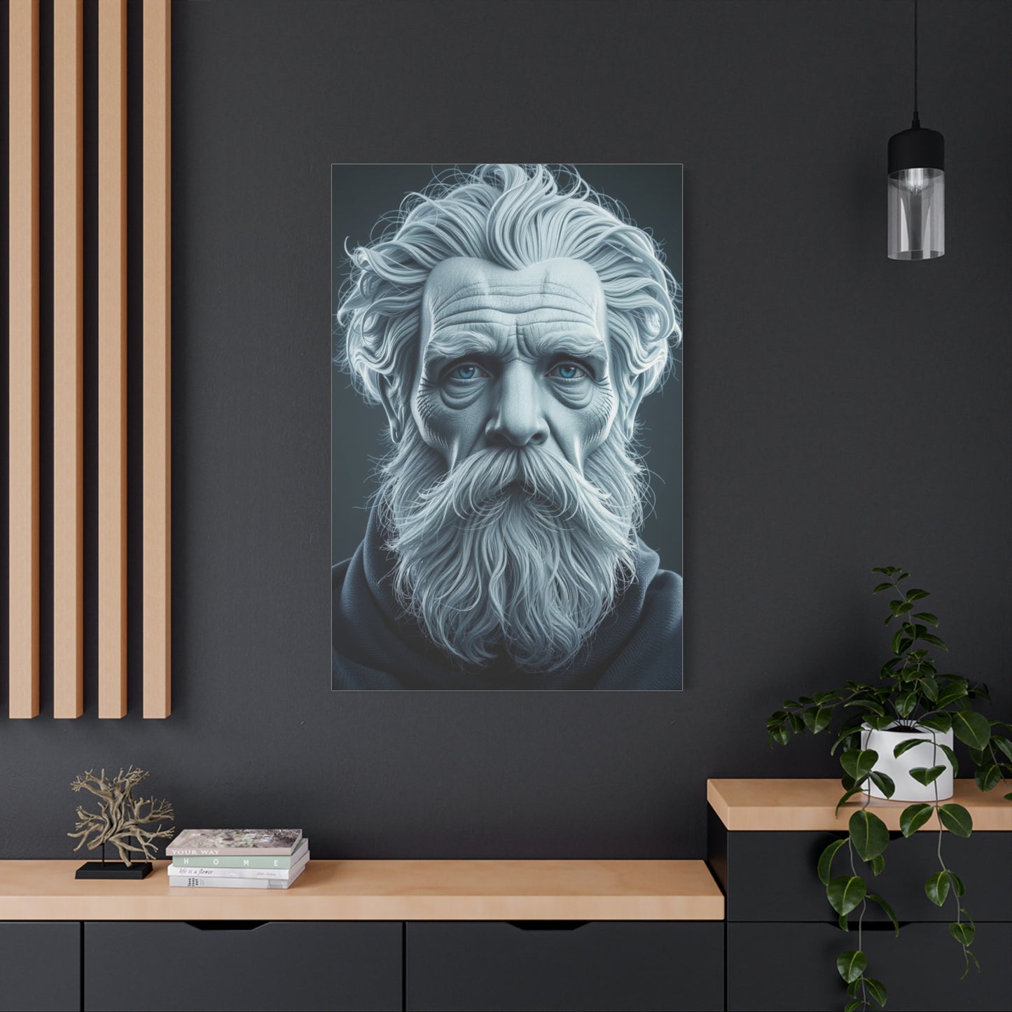 Pewter Reverie Masterpiece Wall Art & Canvas Print