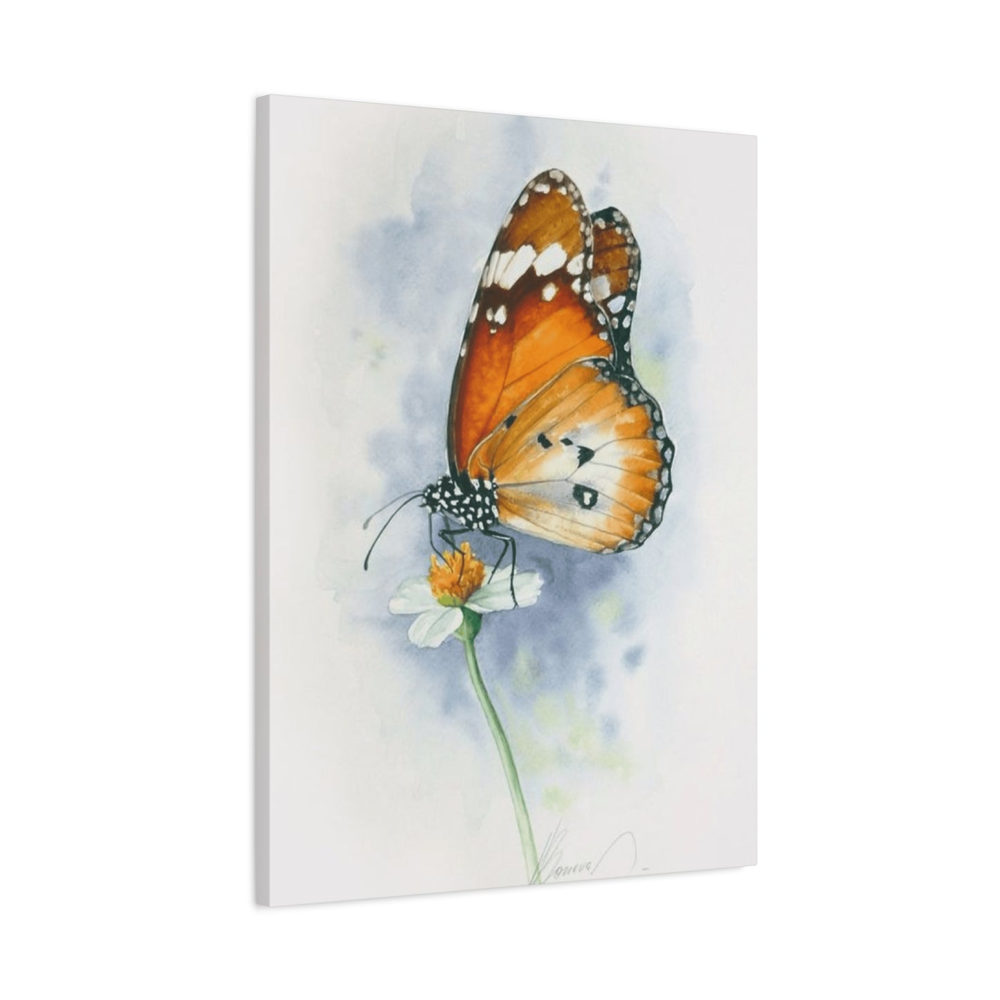 Butterfly Water Painting Wall Art & Canvas Prints