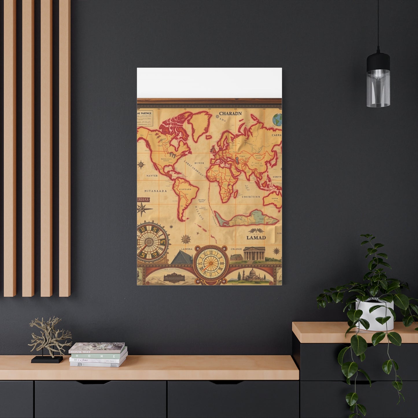 Supreme Art Collection Antique Maps Wall Art & Canvas Print