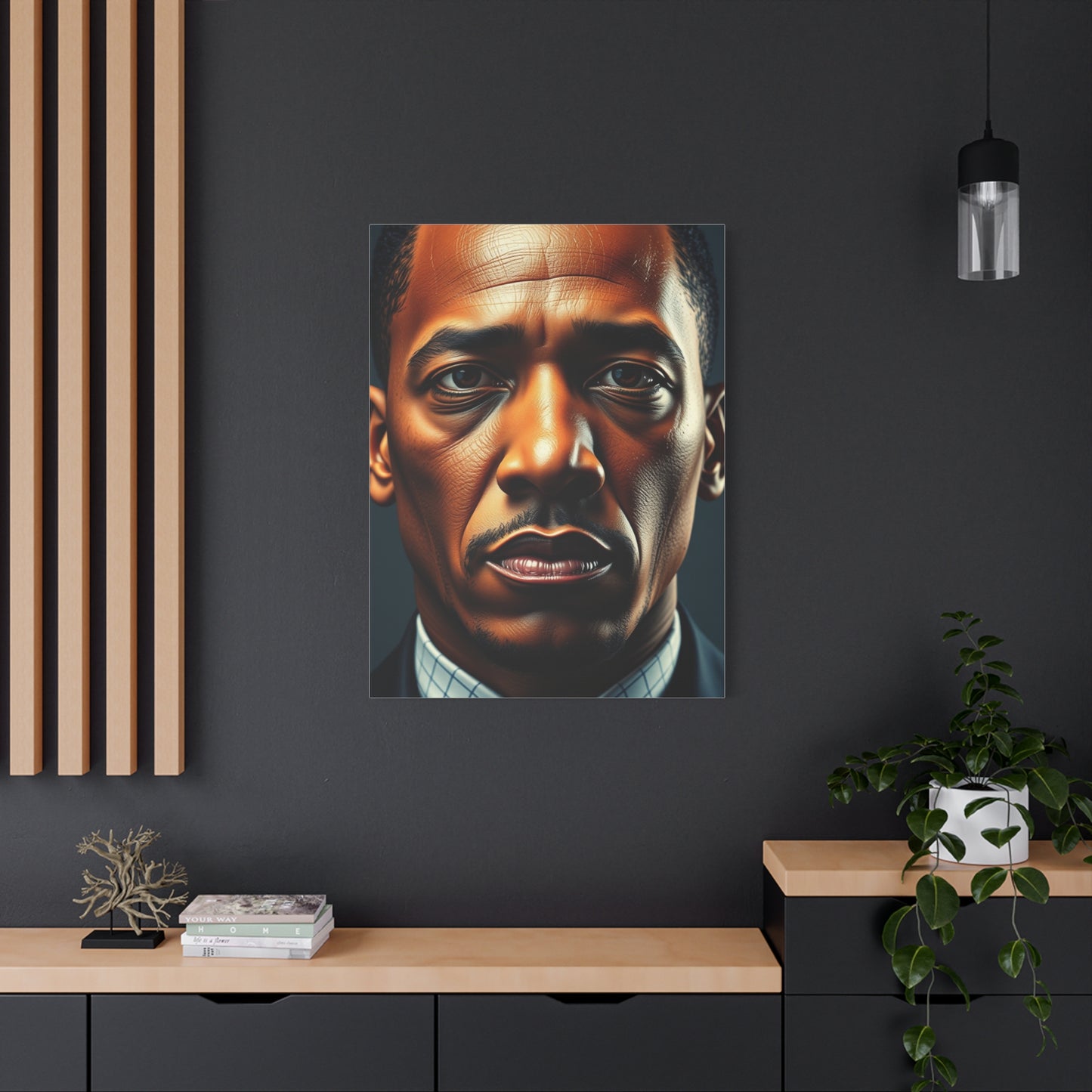 Malcolm X Reverence Canvas