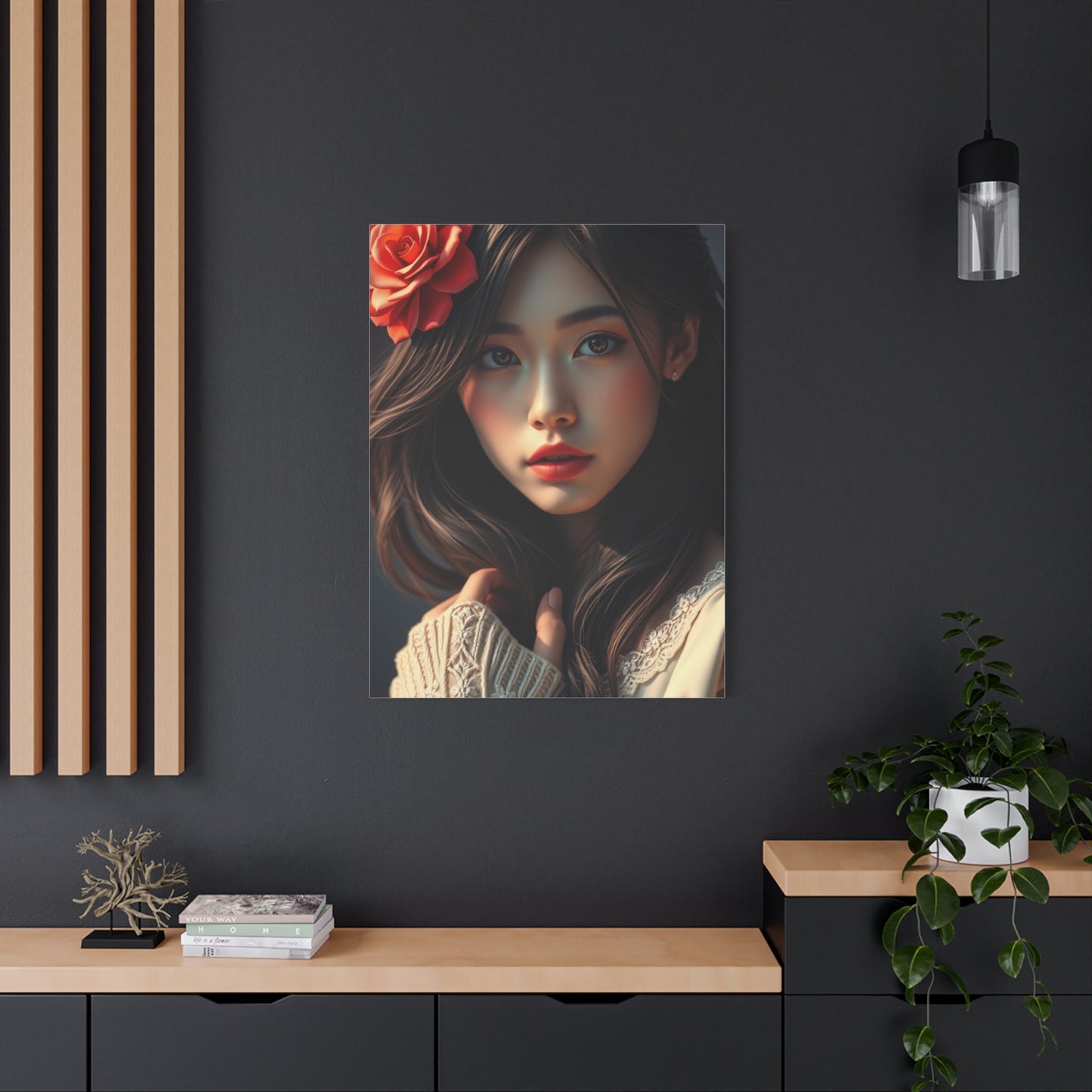 Serenade of Hearts Canvas Wall Art & Canvas Print