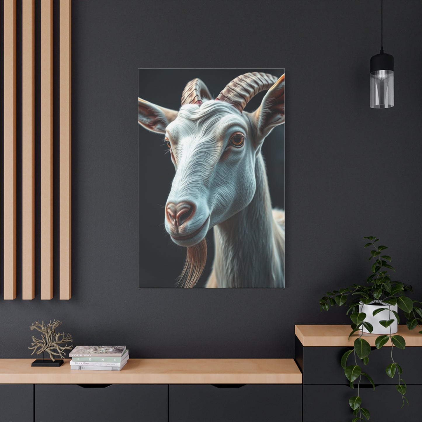 Noble Caprine Masterpiece Wall Art & Canvas Print
