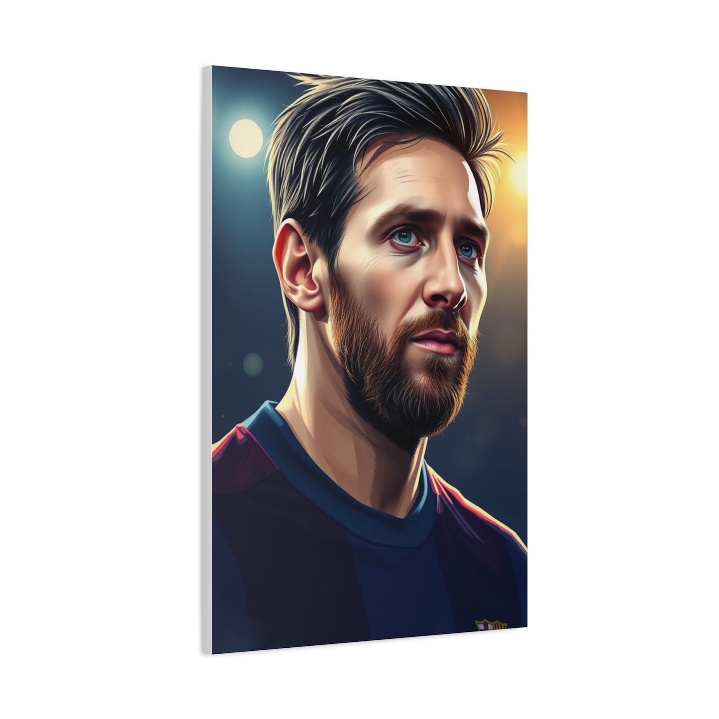 Lionel Messi Illustration Art Premium Canvas 20 Wall Art & Canvas Print