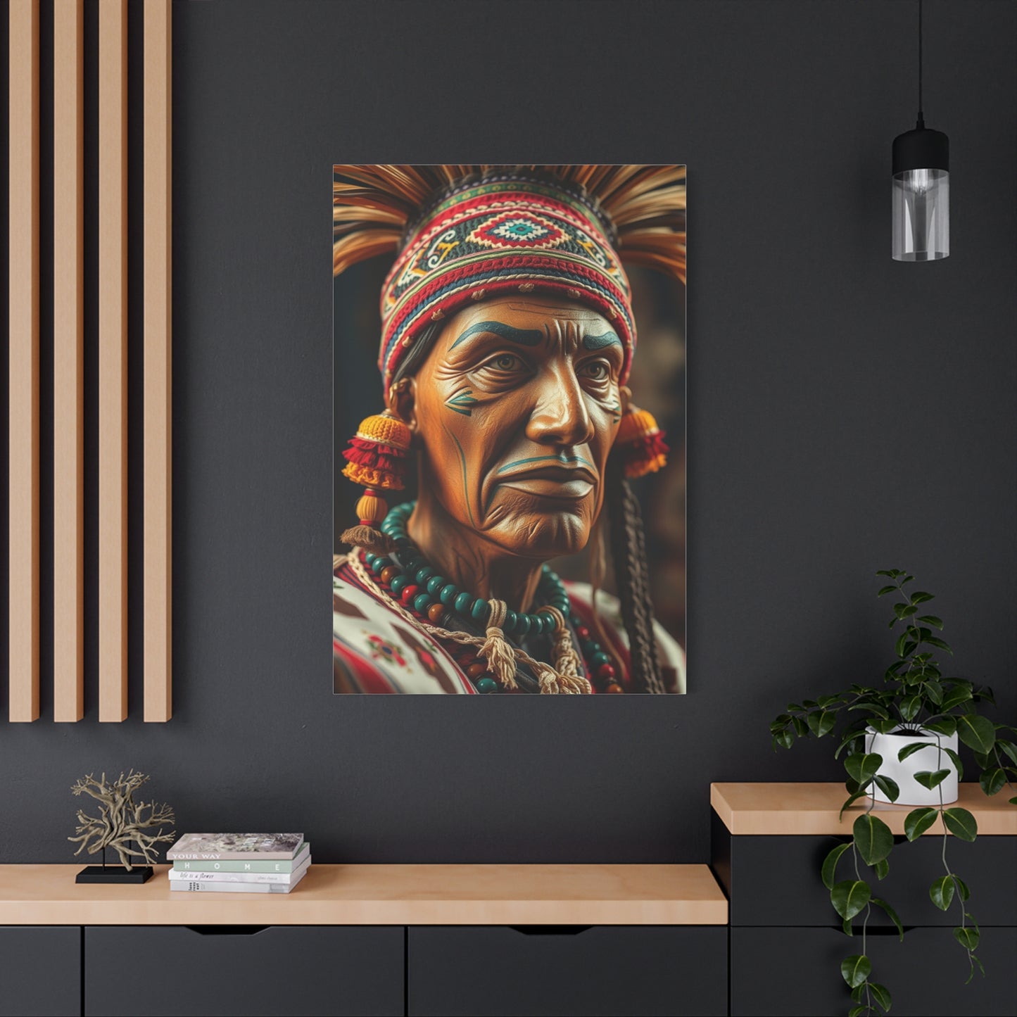 Folk Art Refined Canvas Wall Art & Canvas Print