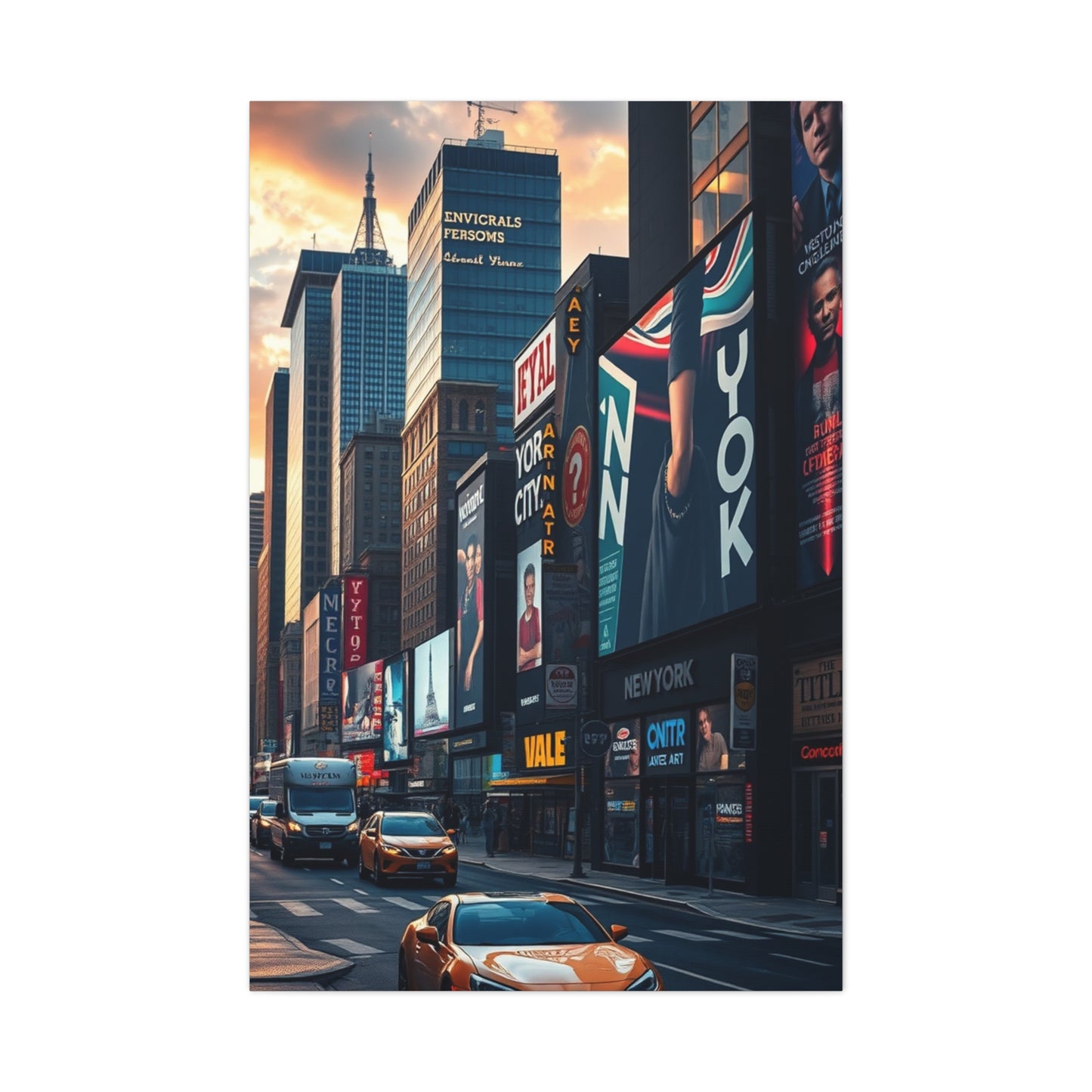 SoHo Chic Panorama Wall Art & Canvas Print