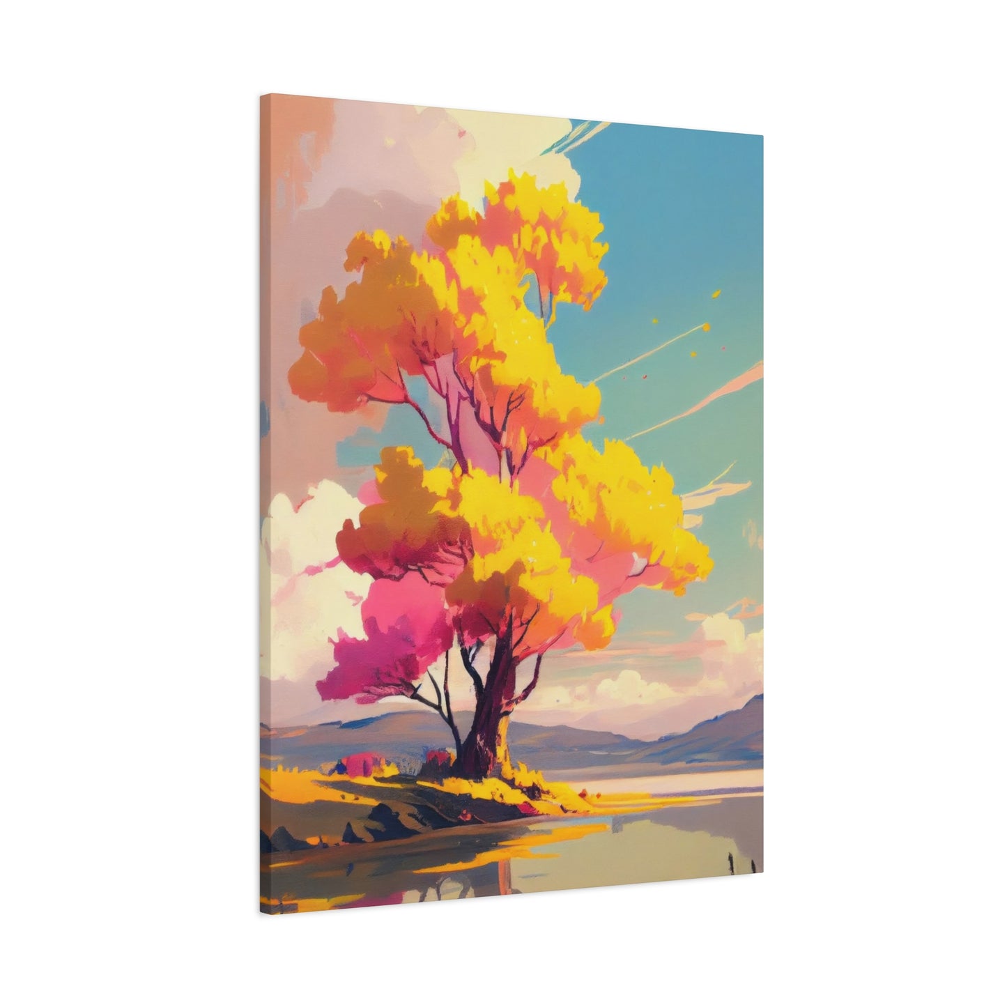 Yellow Lush Tree Wall Art & Canvas Prints
