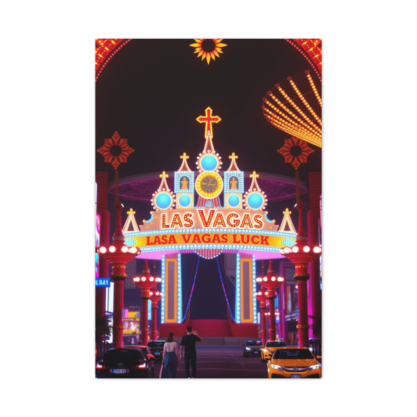 Las Vagas Art Canvas Art 10 Wall Art & Canvas Print