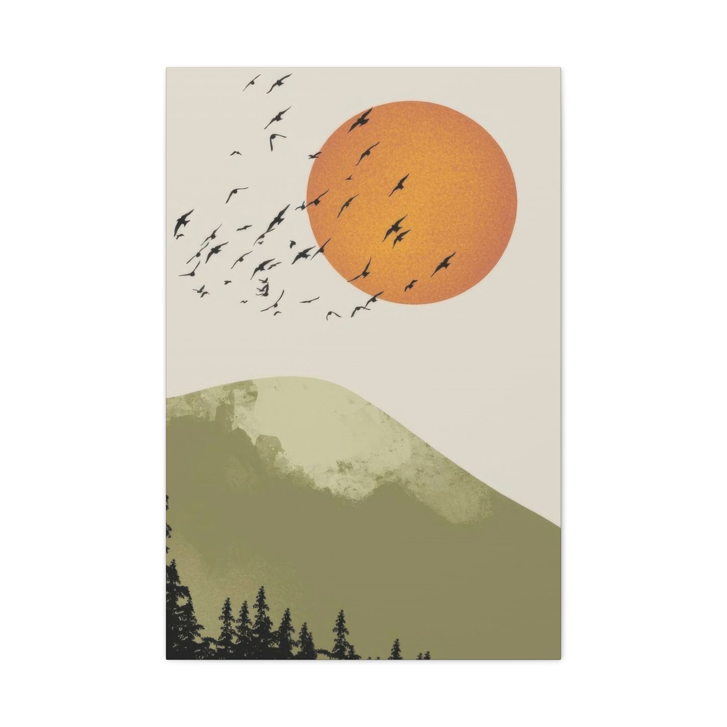 Birds Fly By Earthy Wall Art & Canvas Prints