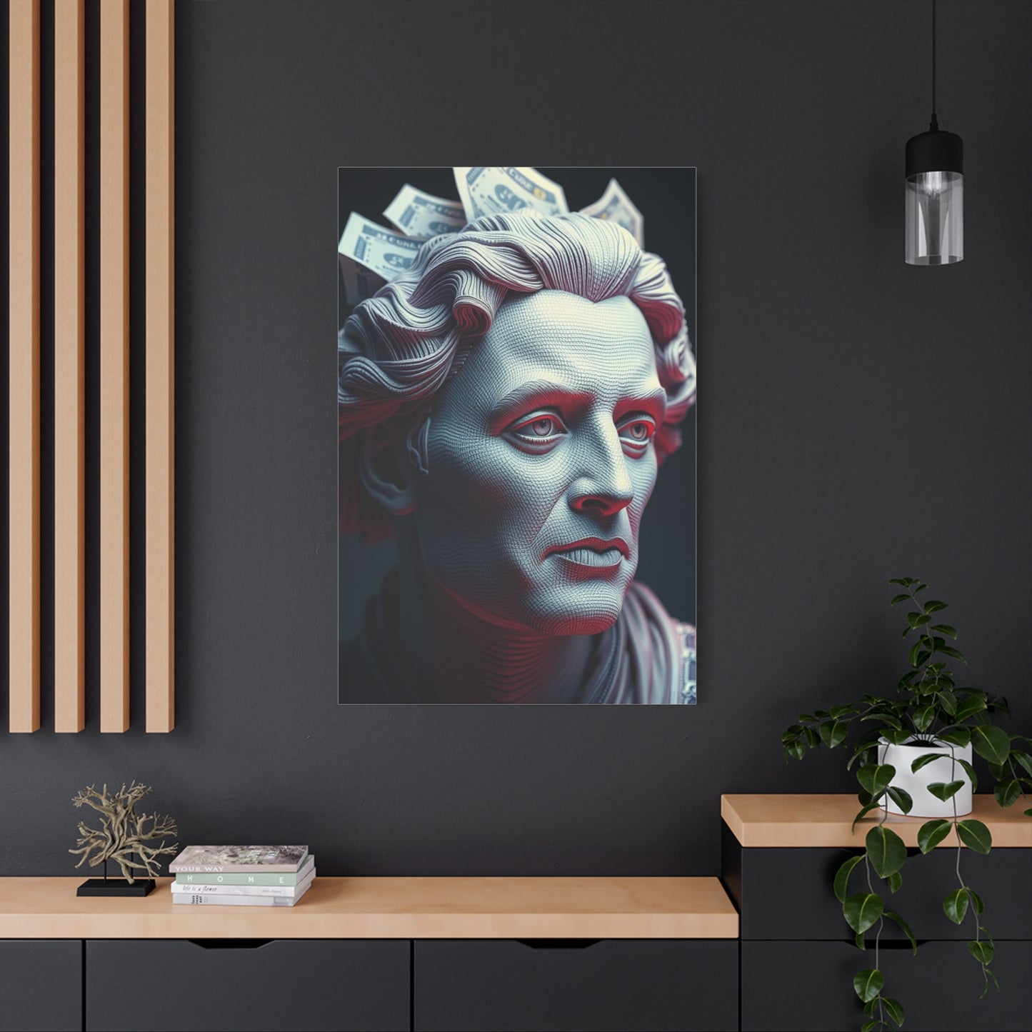 Opulent Currency Canvas wall art & canvas print