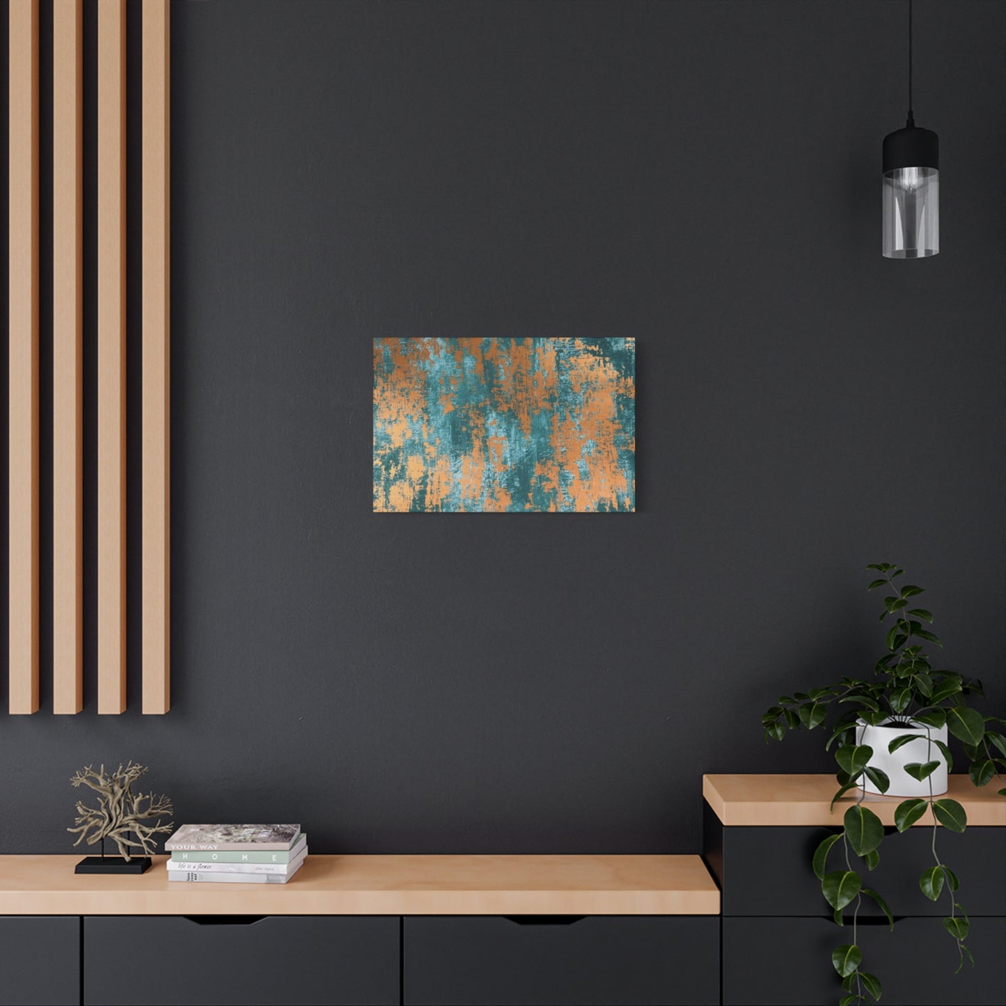 Teal Rust Wall Art & Canvas Prints