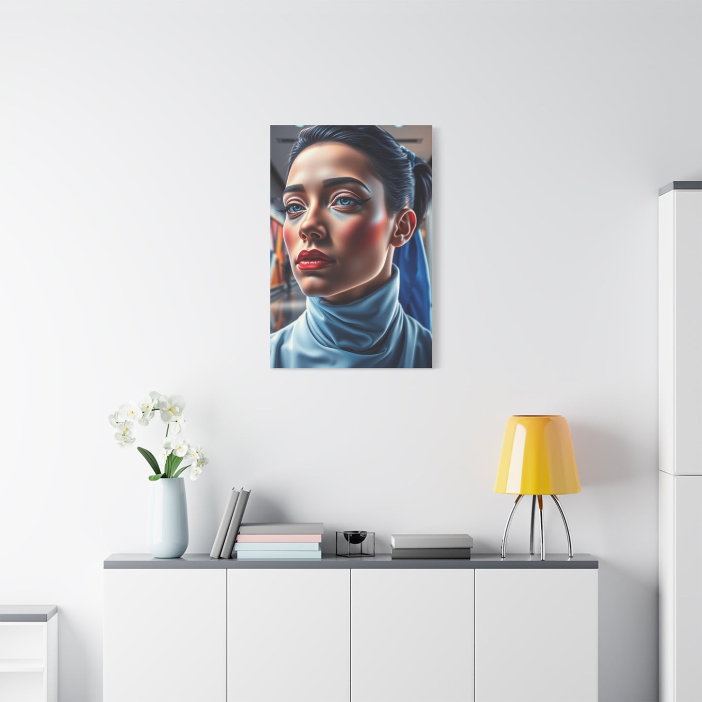 Refined Modernist Tableau Wall Art & Canvas Print