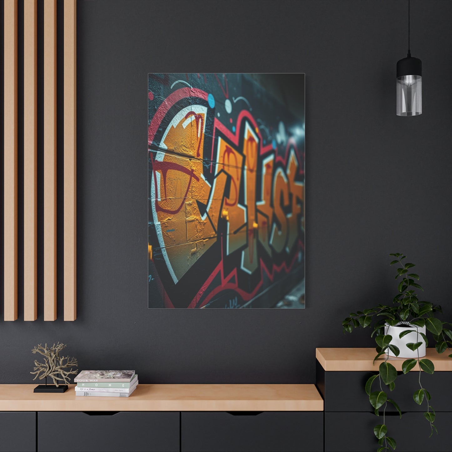Refined Graffiti Reverie Wall Art & Canvas Print