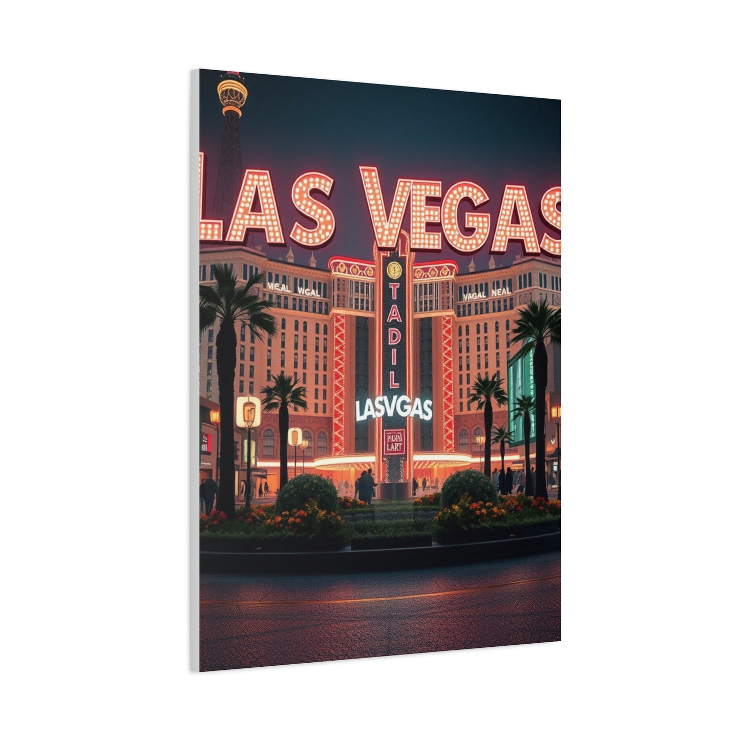 Las Vagas Art Canvas Art 6 Wall Art & Canvas Print