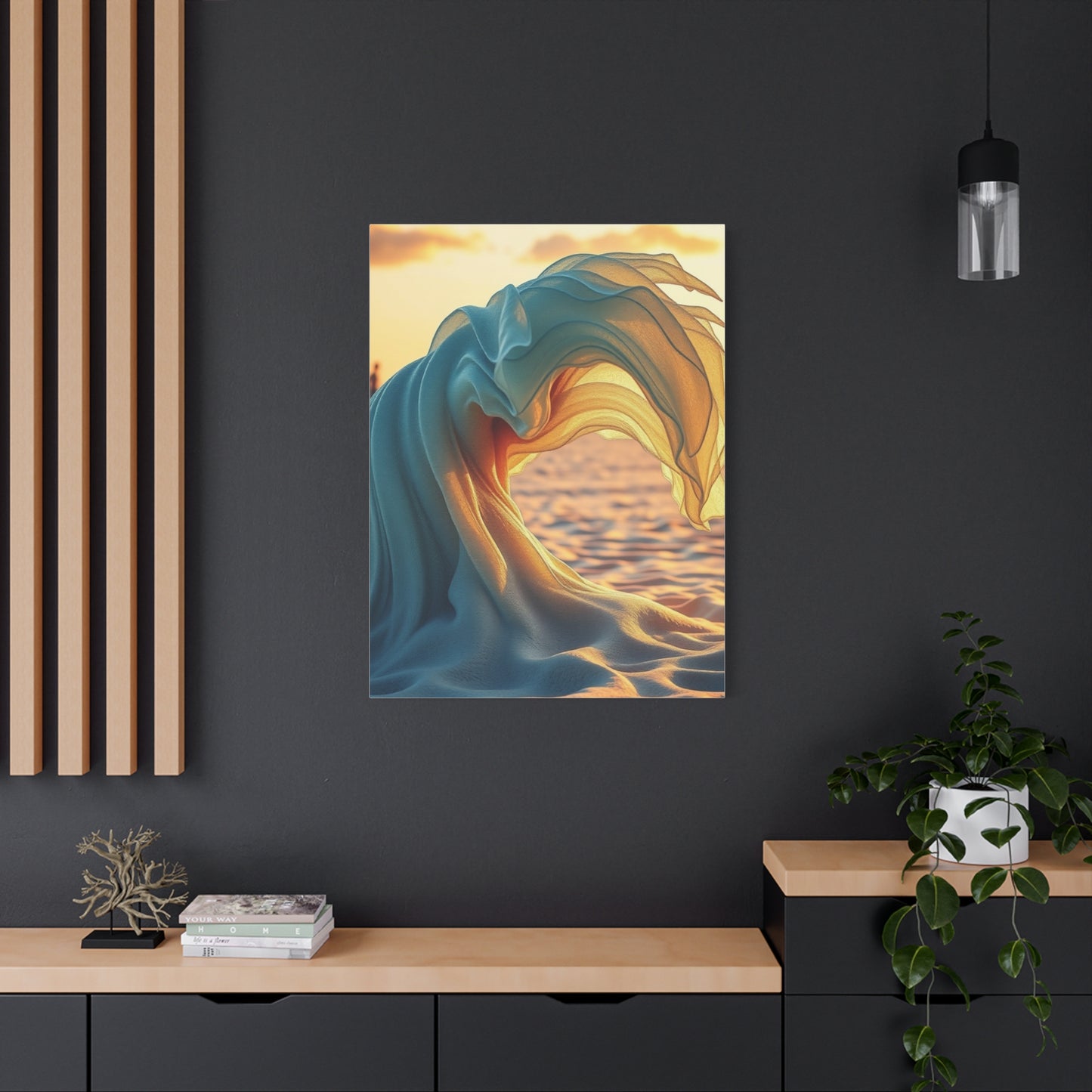 Vibrant Coastal Tapestry Wall Art & Canvas Print