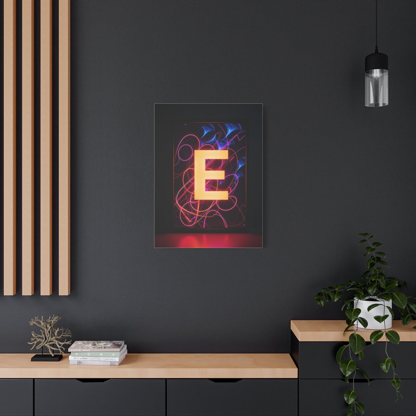 The Letter E - Art Canvas Art 1 Wall Art & Canvas Print