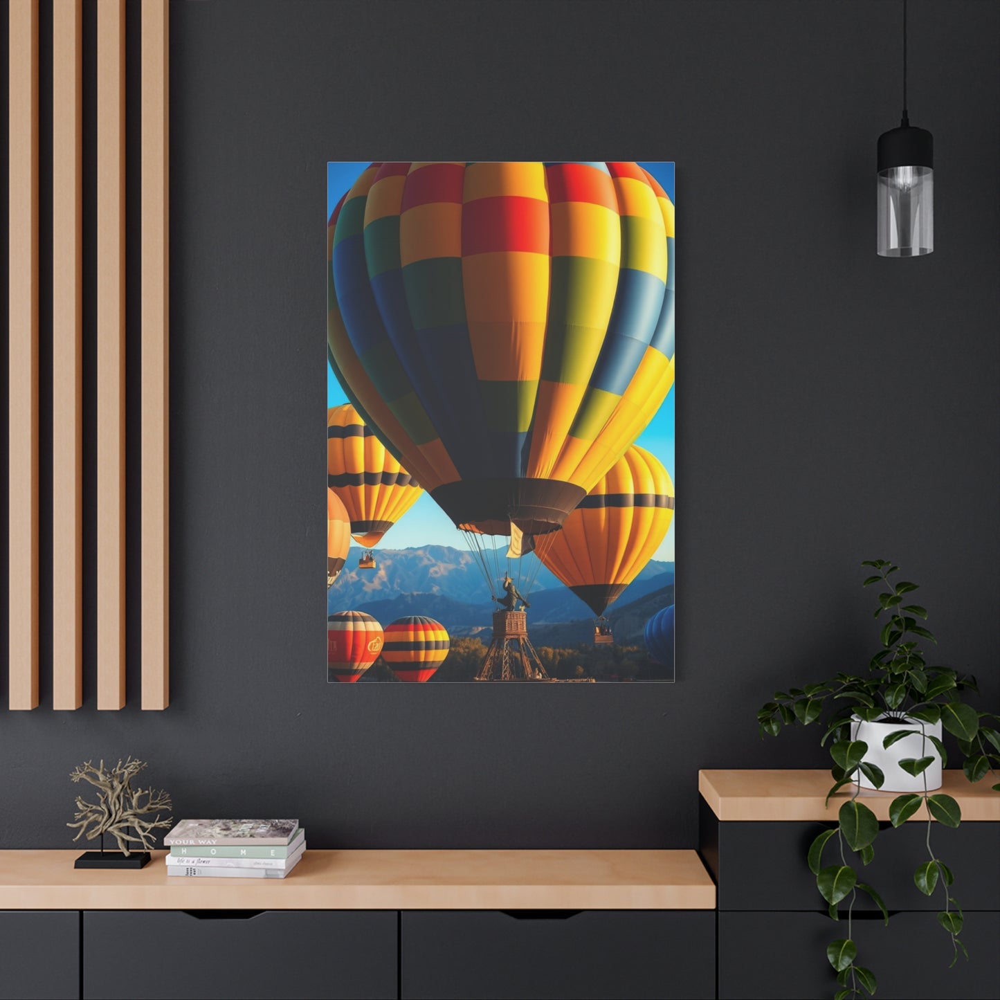 Hot Air Balloon Art Luxury Canvas Wall Art & Canvas Print