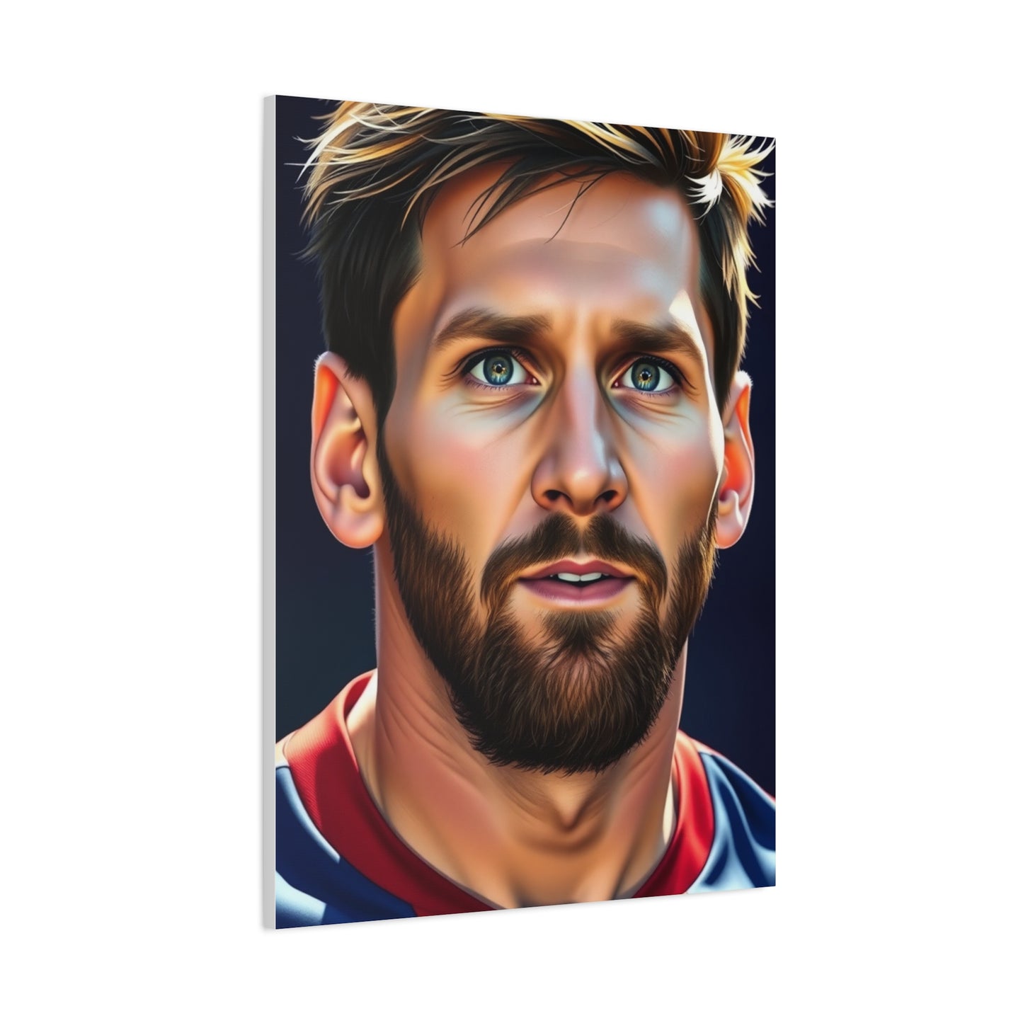 Lionel Messi Illustration Art Premium Canvas 19 Wall Art & Canvas Print