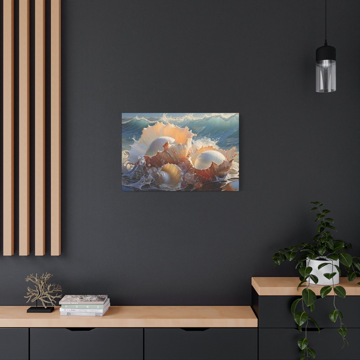 Shells At Sea Shore Wall Art & Canvas Prints