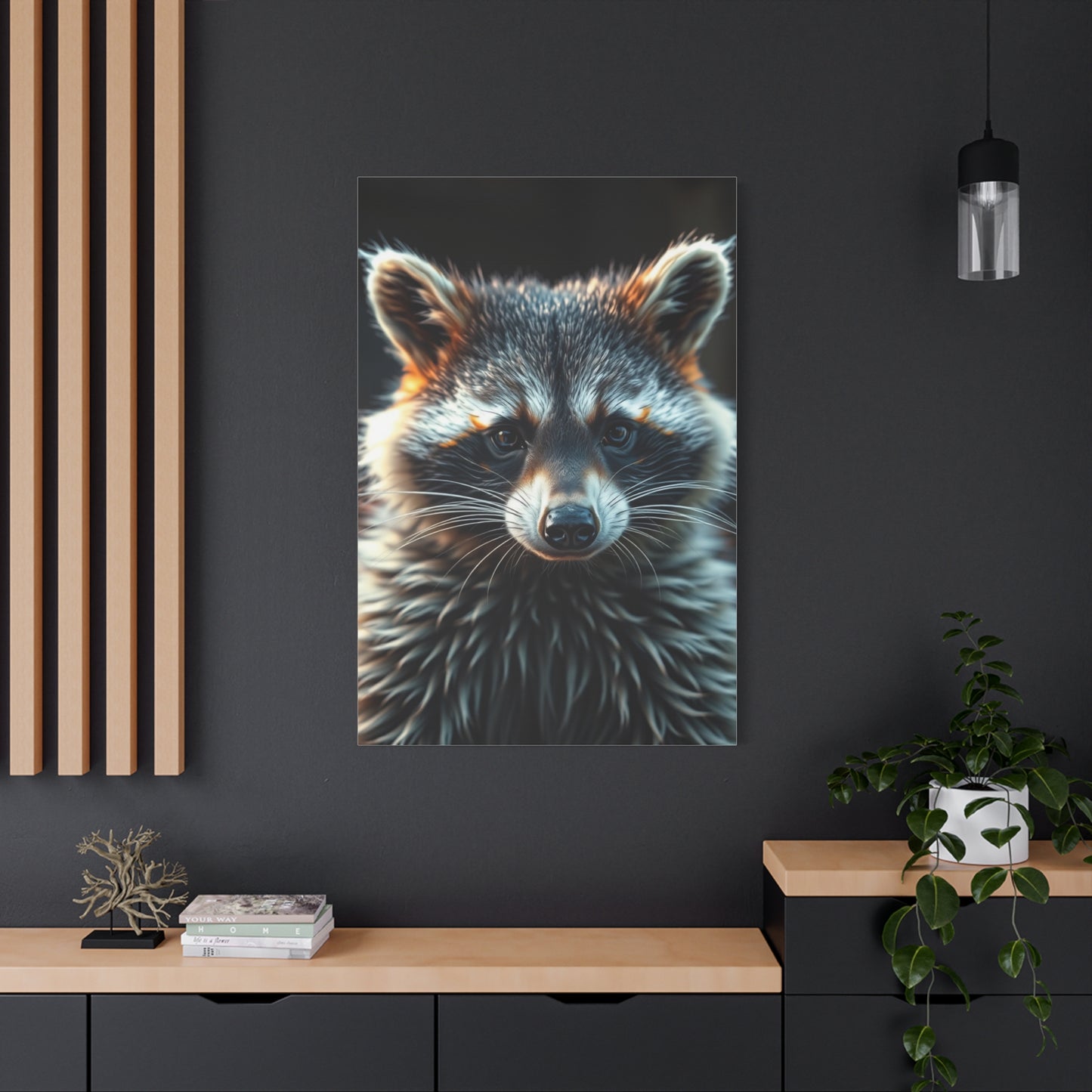 Raccoon Art Supreme Canvas Wall Art & Canvas Print