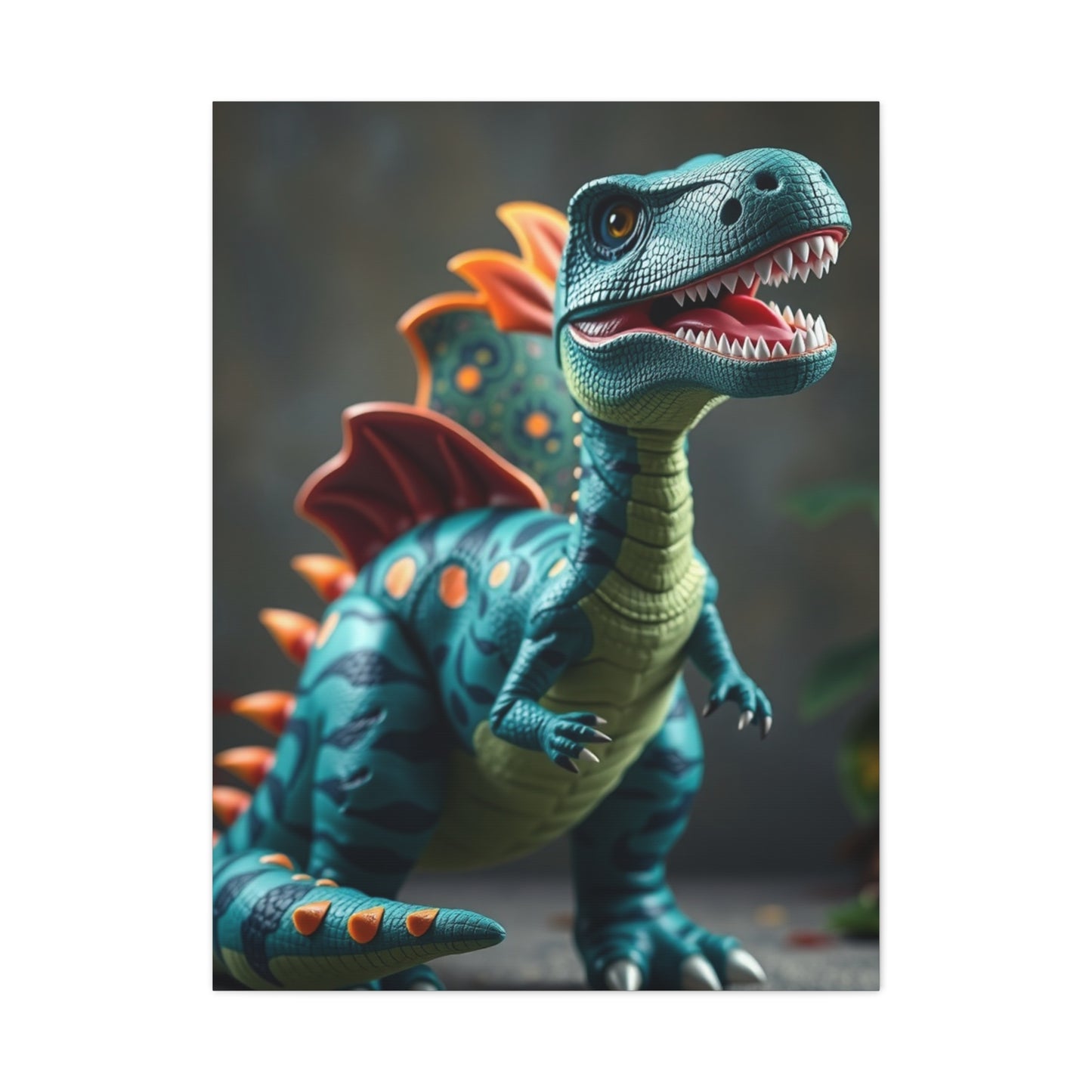 Kid’s Dinosaur Art Canvas Art 9 Wall Art & Canvas Print