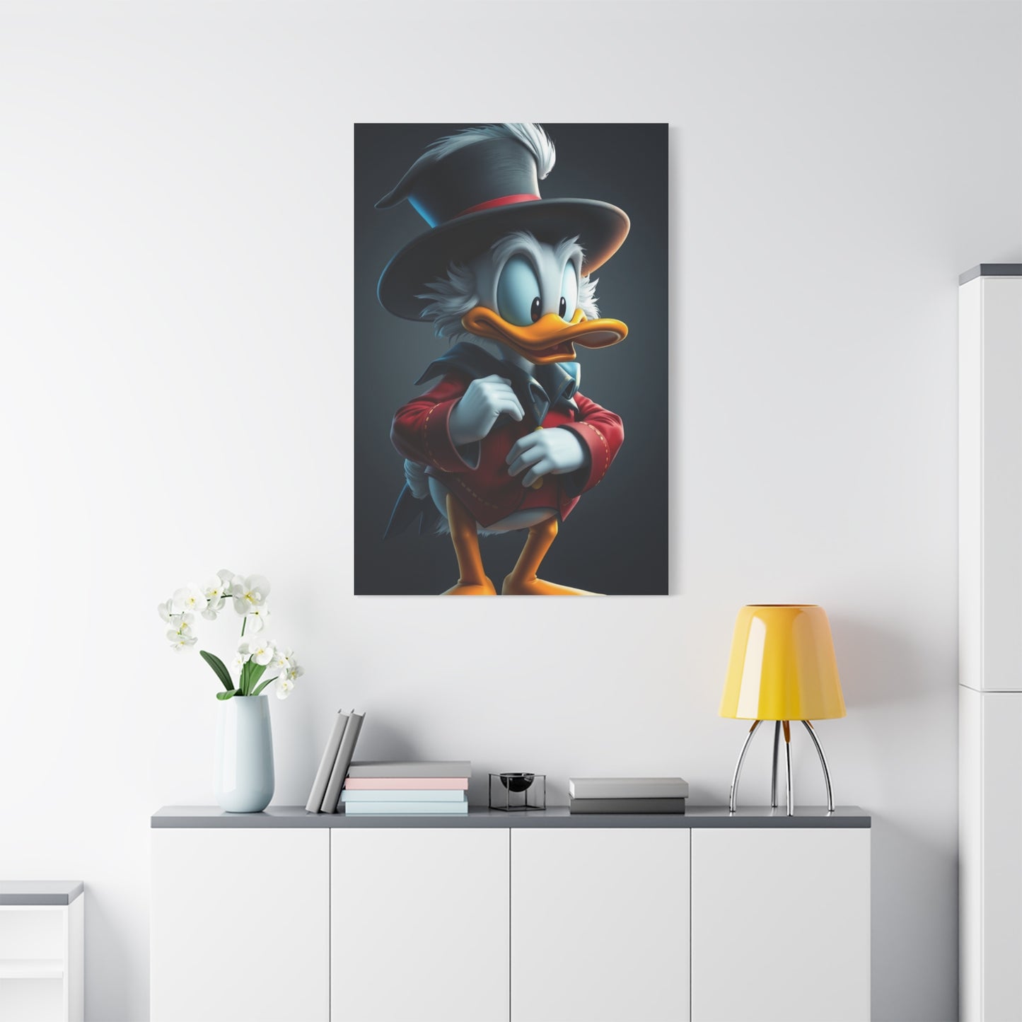 Grandiose Feathered Elegance Wall Art & Canvas Print