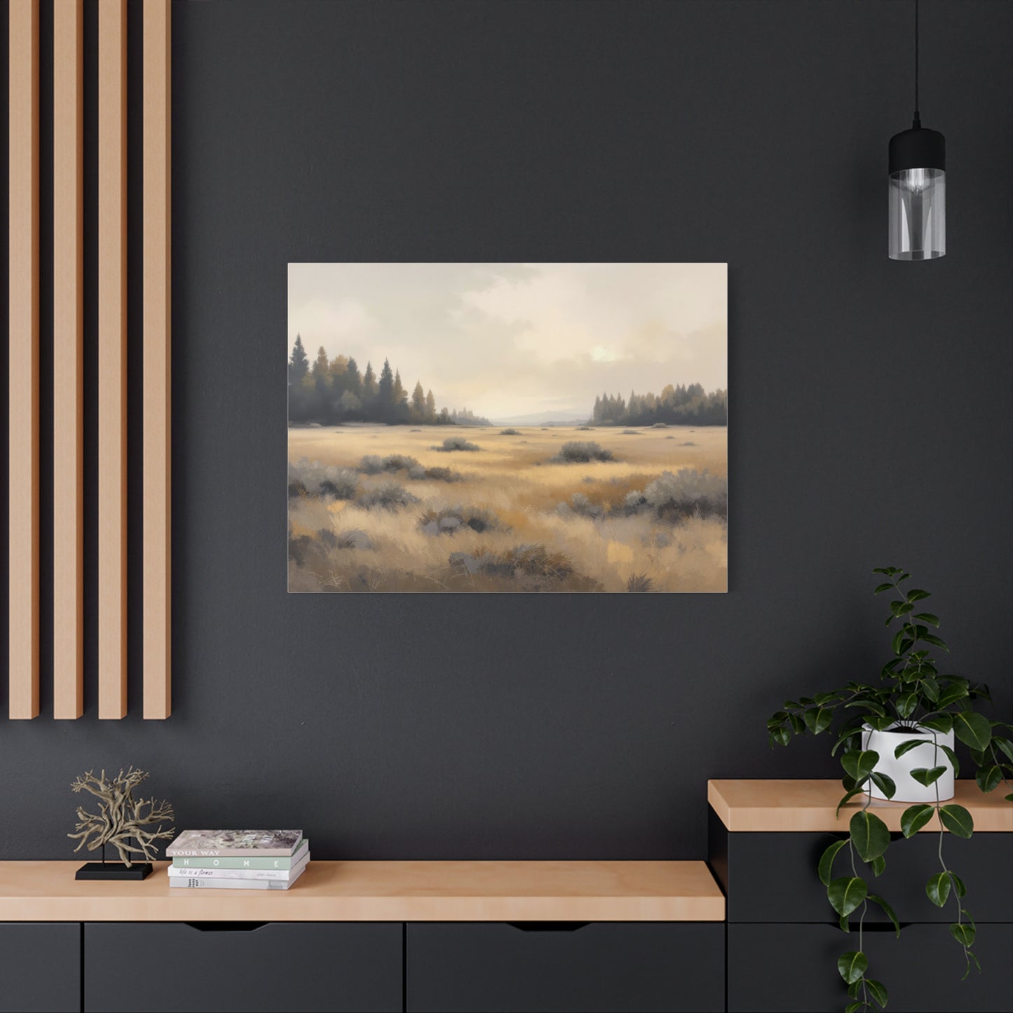 Golden Meadow at Dawn Wall Art & Canvas Prints