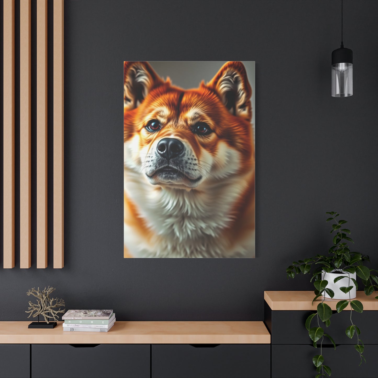 Masterpiece Shiba Inu Dog Art Vision Wall Art & Canvas Print