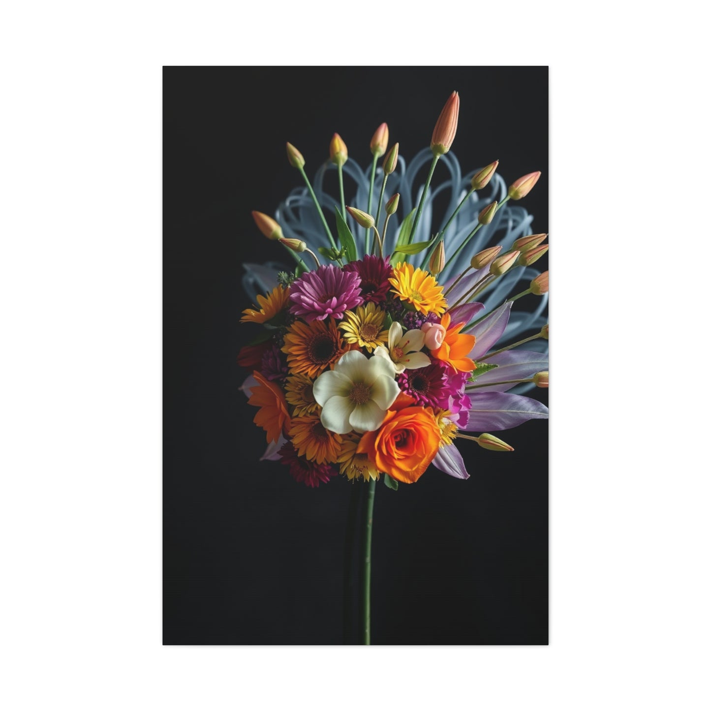 Flower Head Art Premium Canvas 19 Wall Art & Canvas Print