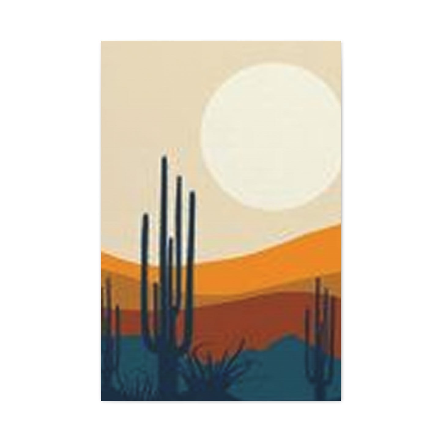 Long Cactus Desert Wall Art & Canvas Prints
