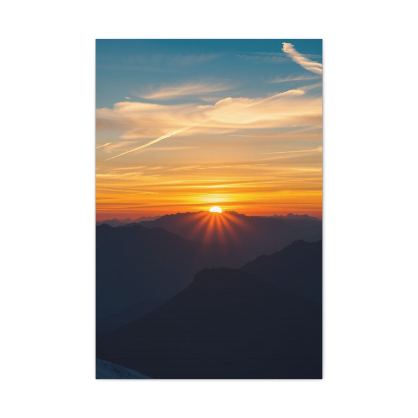 Alpine Dawn & Dusk Masterpiece Wall Art & Canvas Print