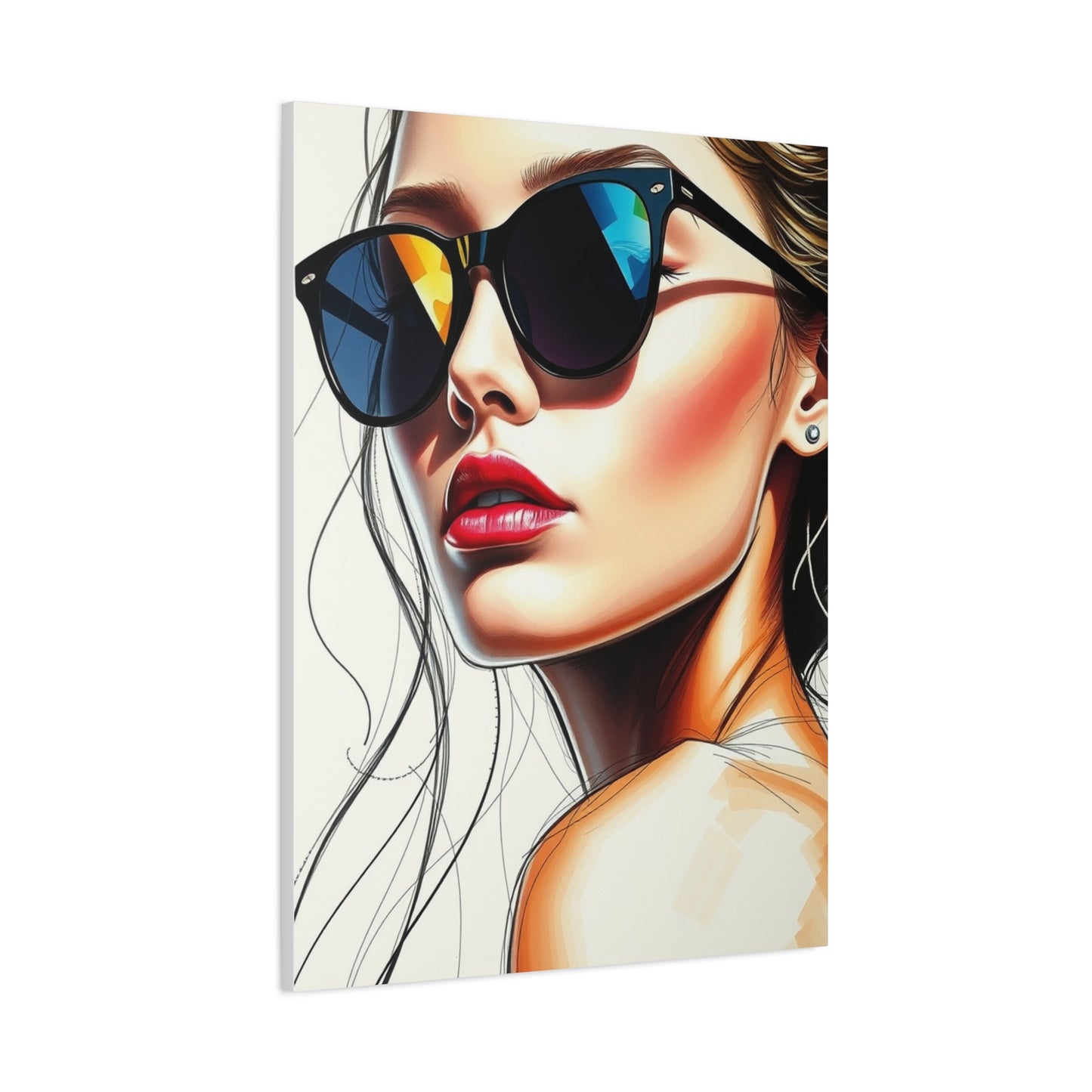 Fashion Illustration & Drawings Art Canvas Art 6 Wall Art & Canvas Print