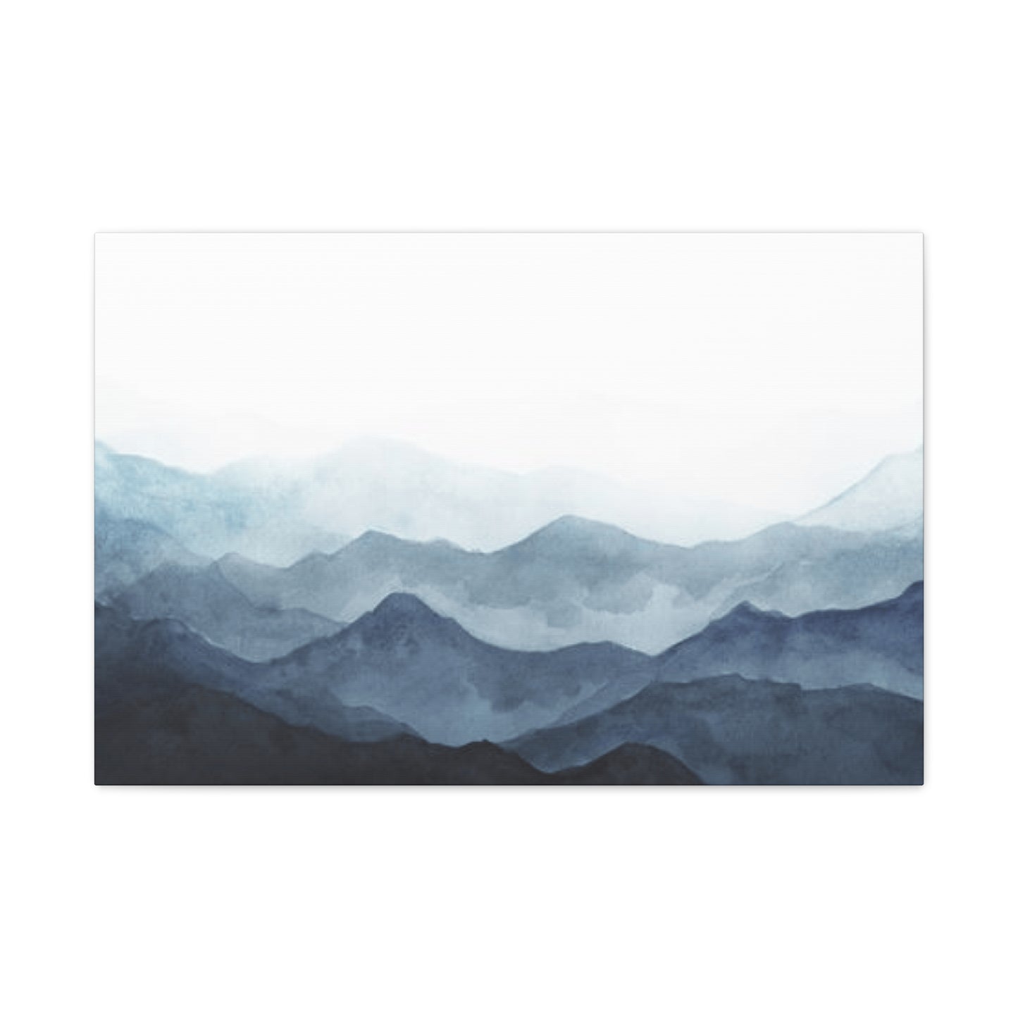 Blue Mountain Peaks Over Clouds Wall Art & Canvas Prints