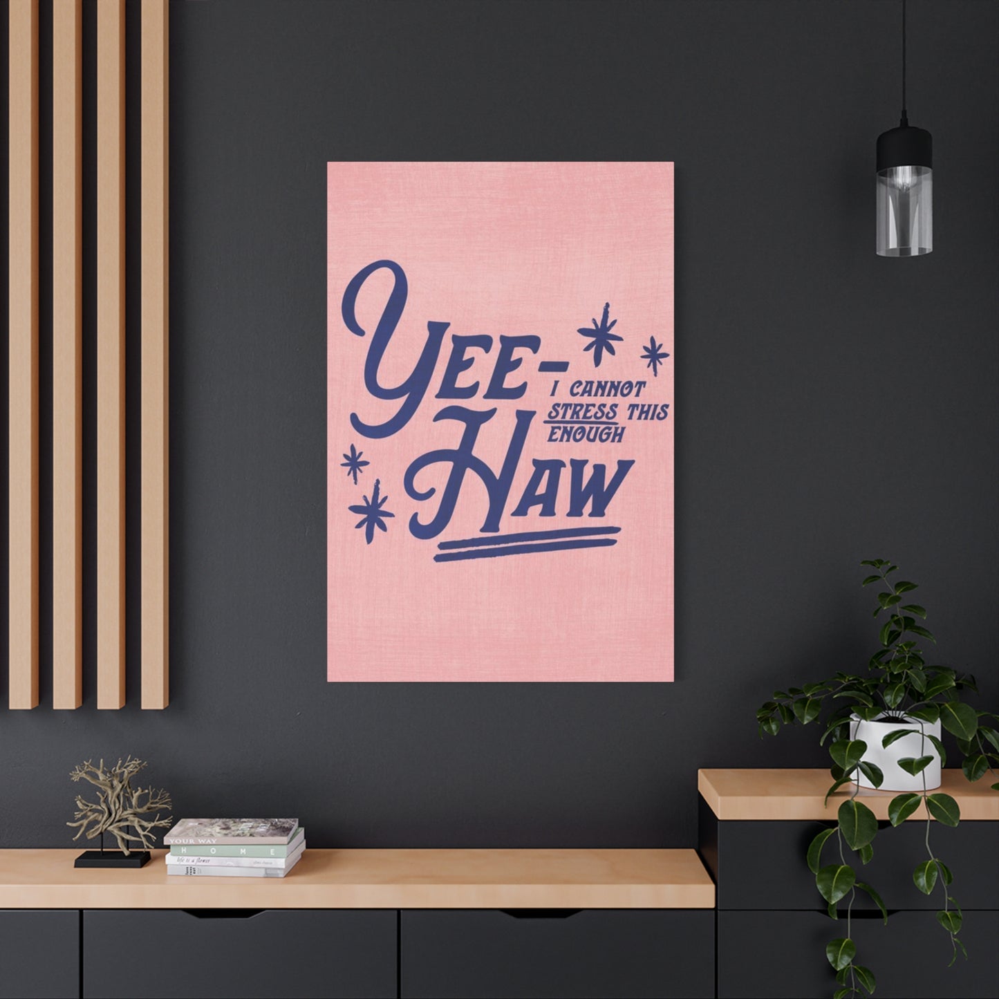 Yee-Haw Drawing Wall Art & Canvas Prints