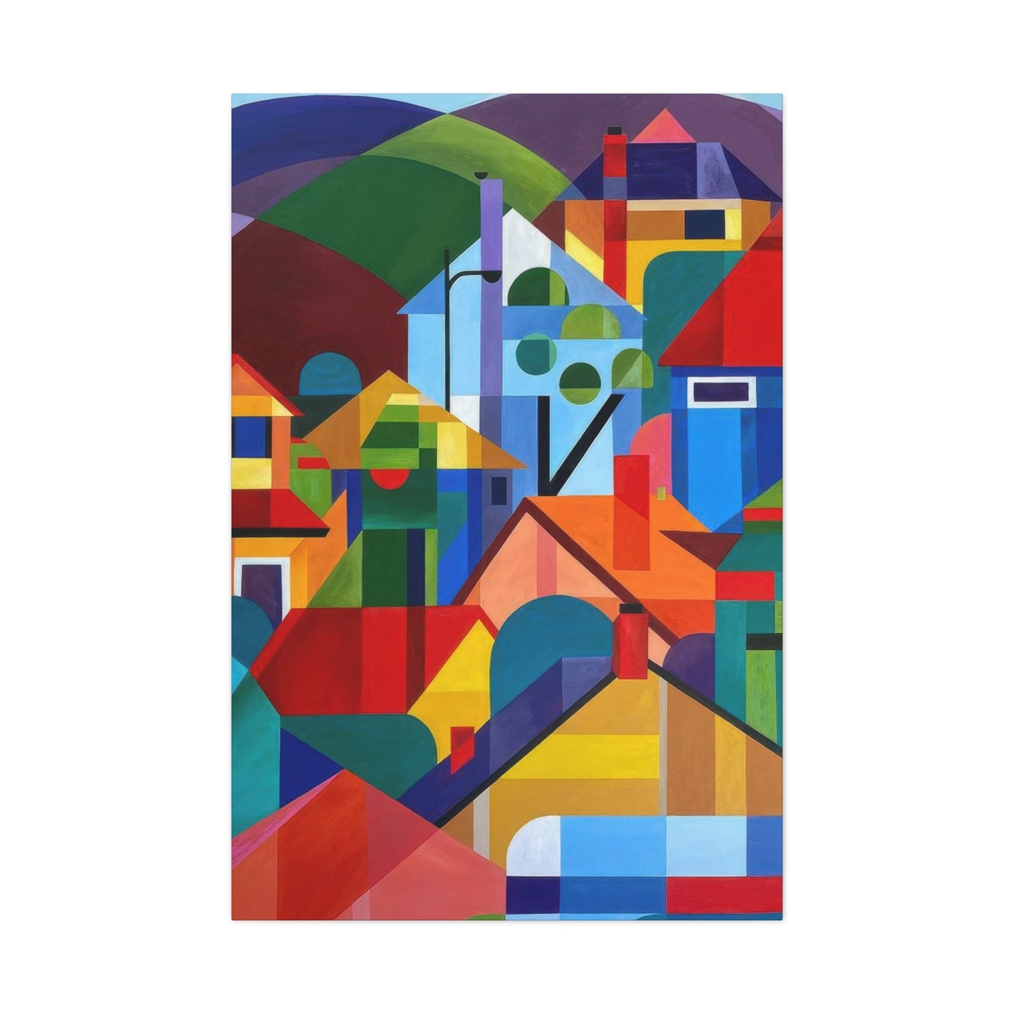 Cityscape Cubism Wall Art & Canvas Prints