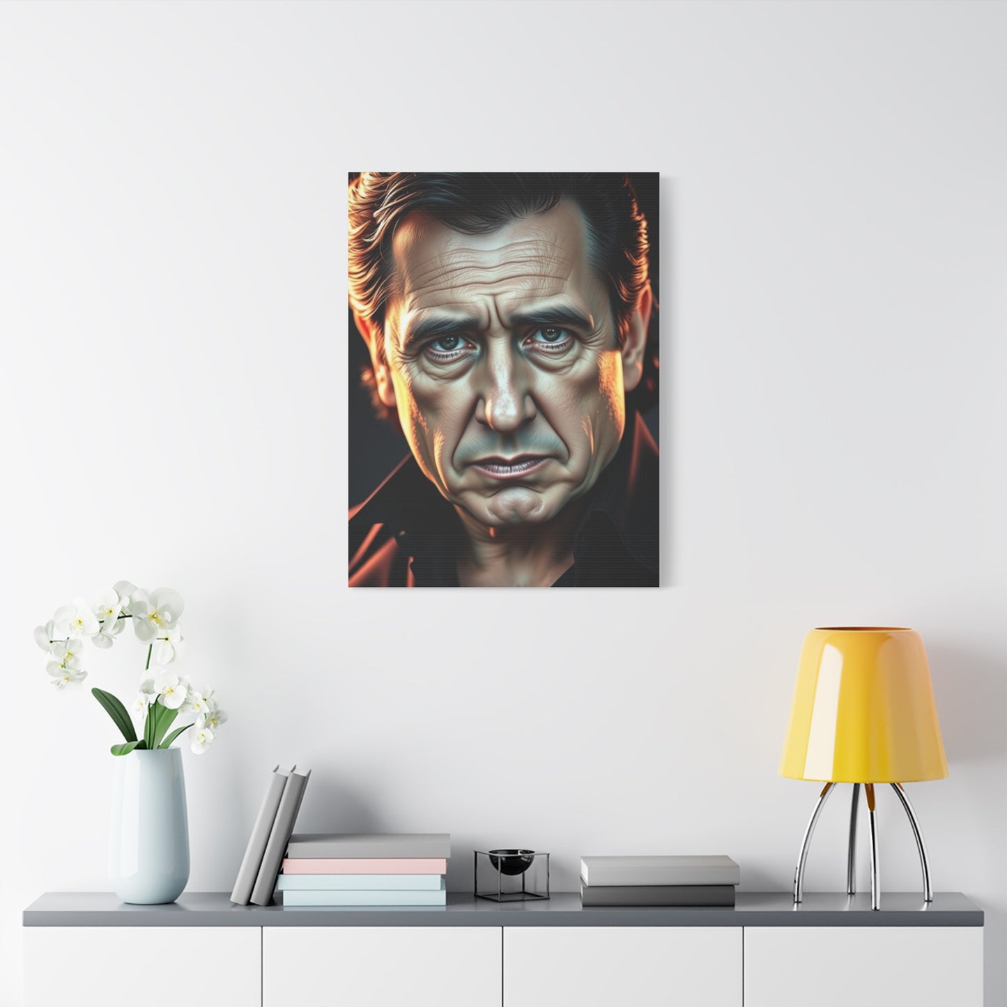 Johnny Cash Art Canvas Art 5 Wall Art & Canvas Print