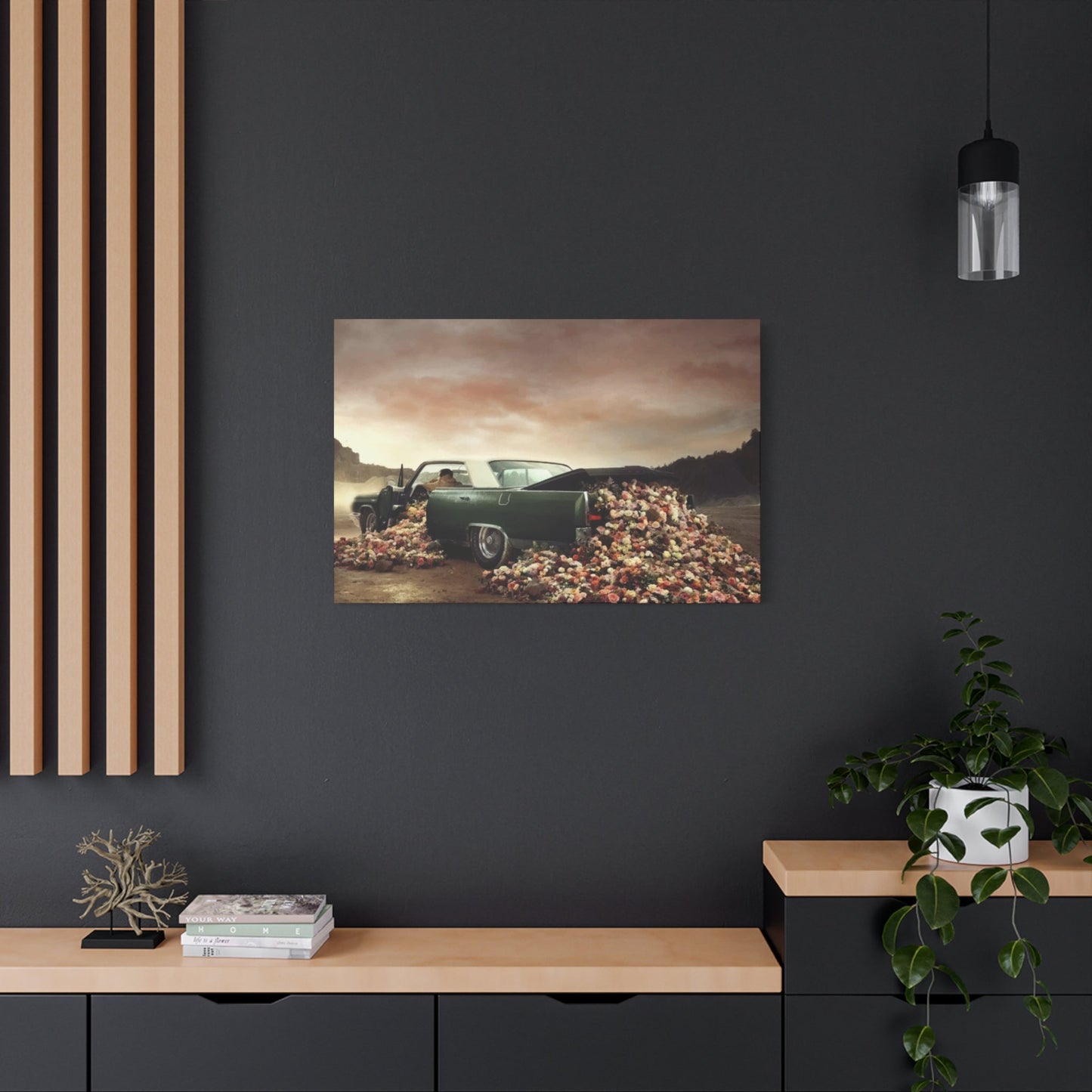 Flower Car Wall Art & Canvas Prints