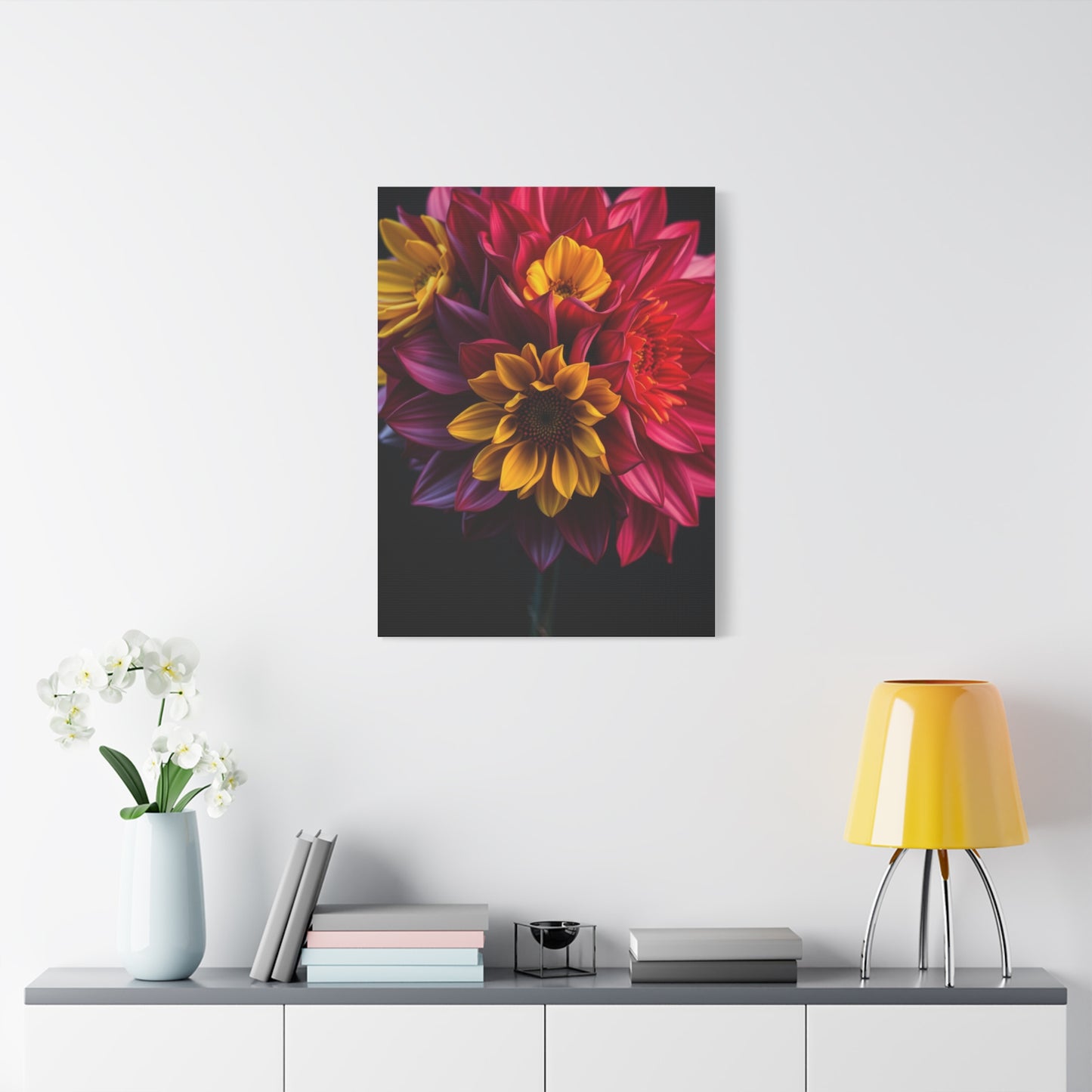 Serene Blossom Countenance Wall Art & Canvas Print
