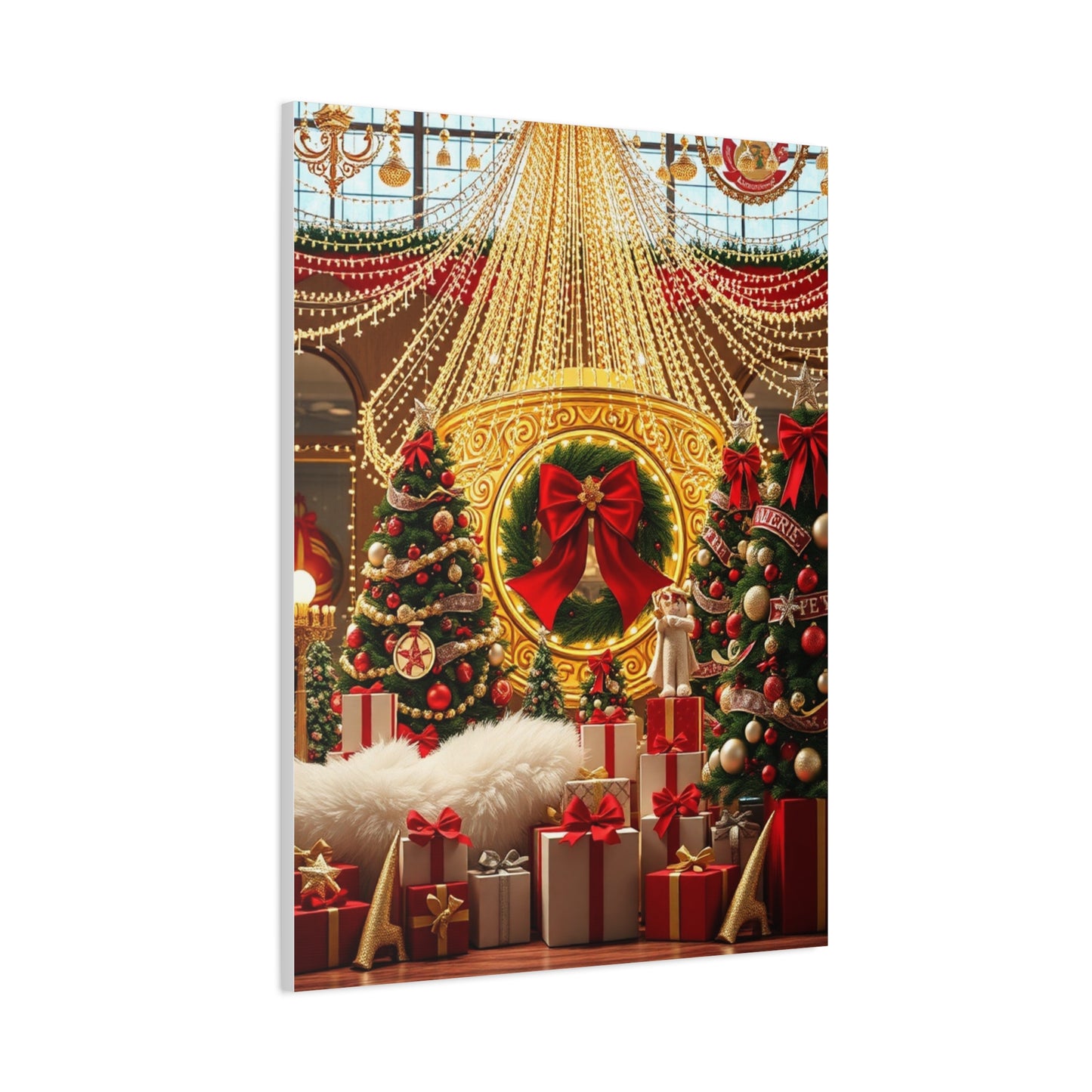 Opulent Holiday Splendor Canvas