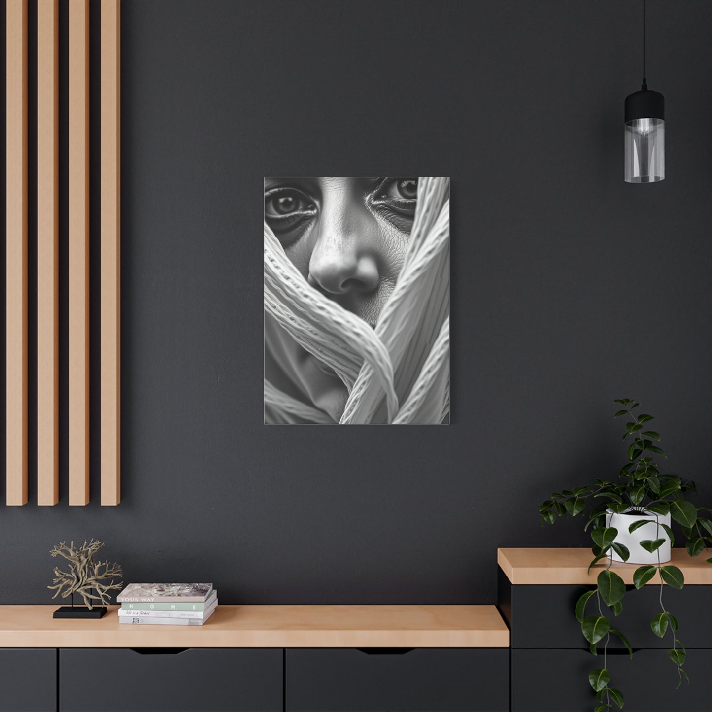 Grayscale Serenity Wall Art Wall Art & Canvas Print