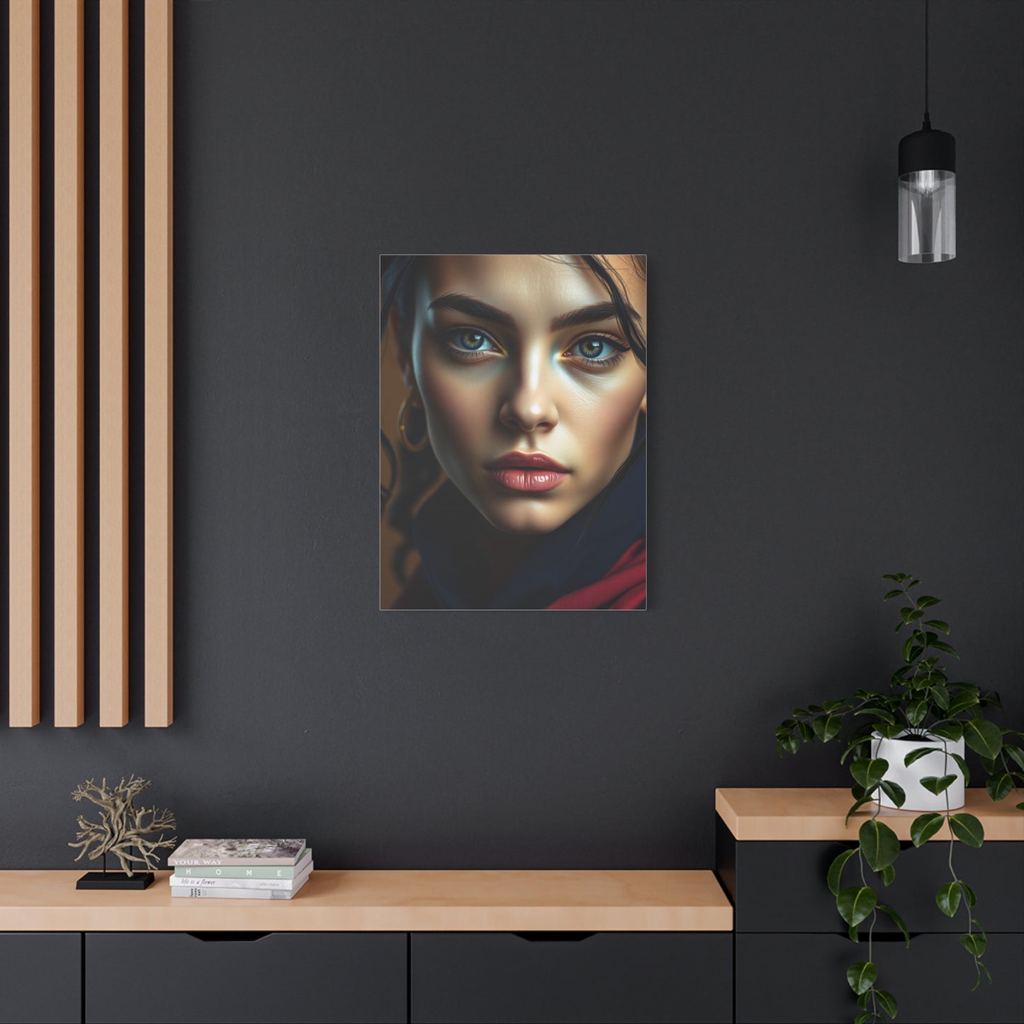 Sophisticated Clay and Midnight Wall Art & Canvas Print