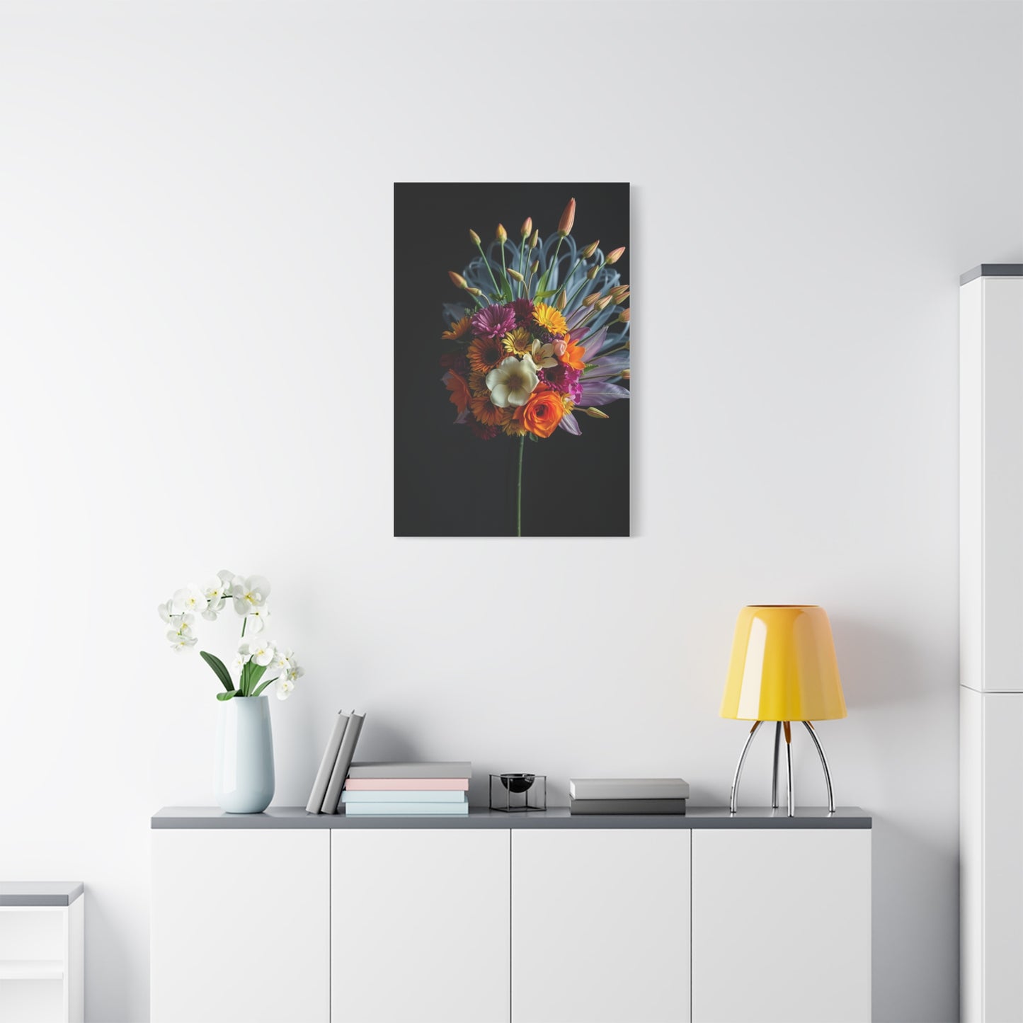 Flower Head Art Premium Canvas 19 Wall Art & Canvas Print