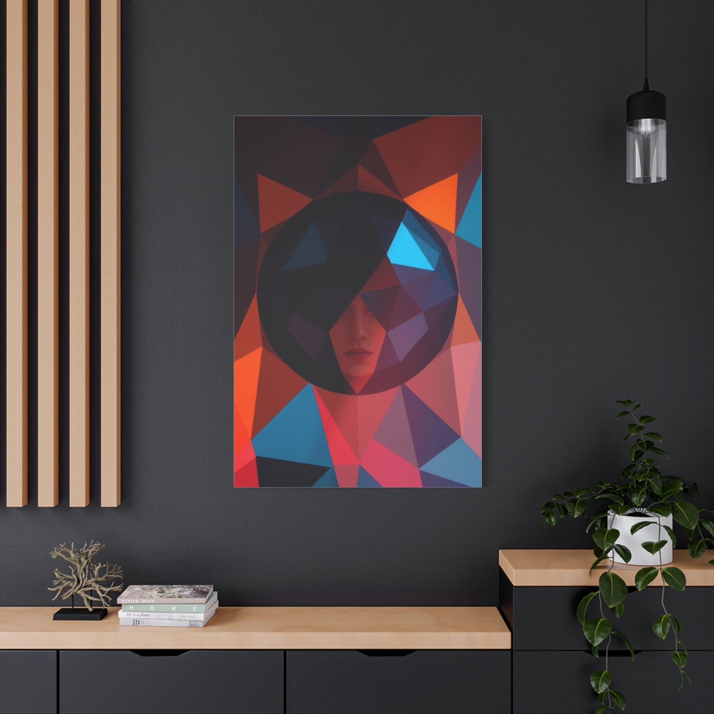 Geometric Aura Masterpiece Wall Art & Canvas Print