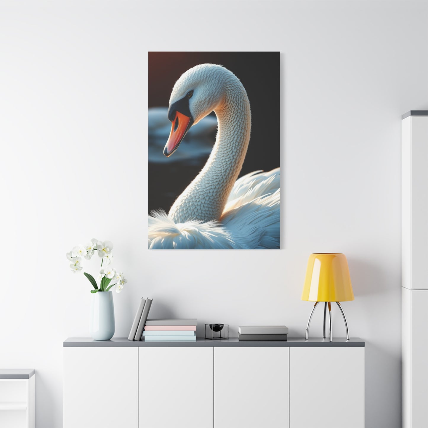 Swan Art Canvas Art 10 Wall Art & Canvas Print