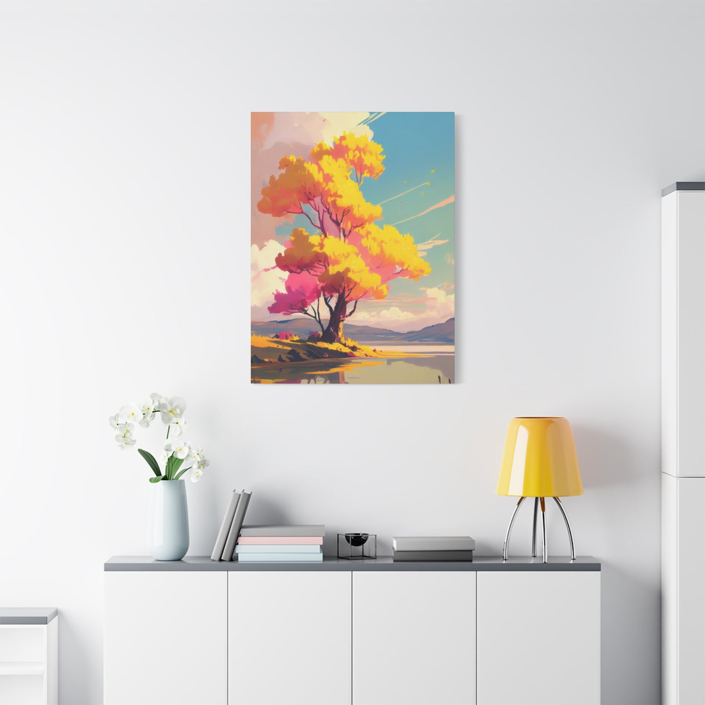 Yellow Lush Tree Wall Art & Canvas Prints